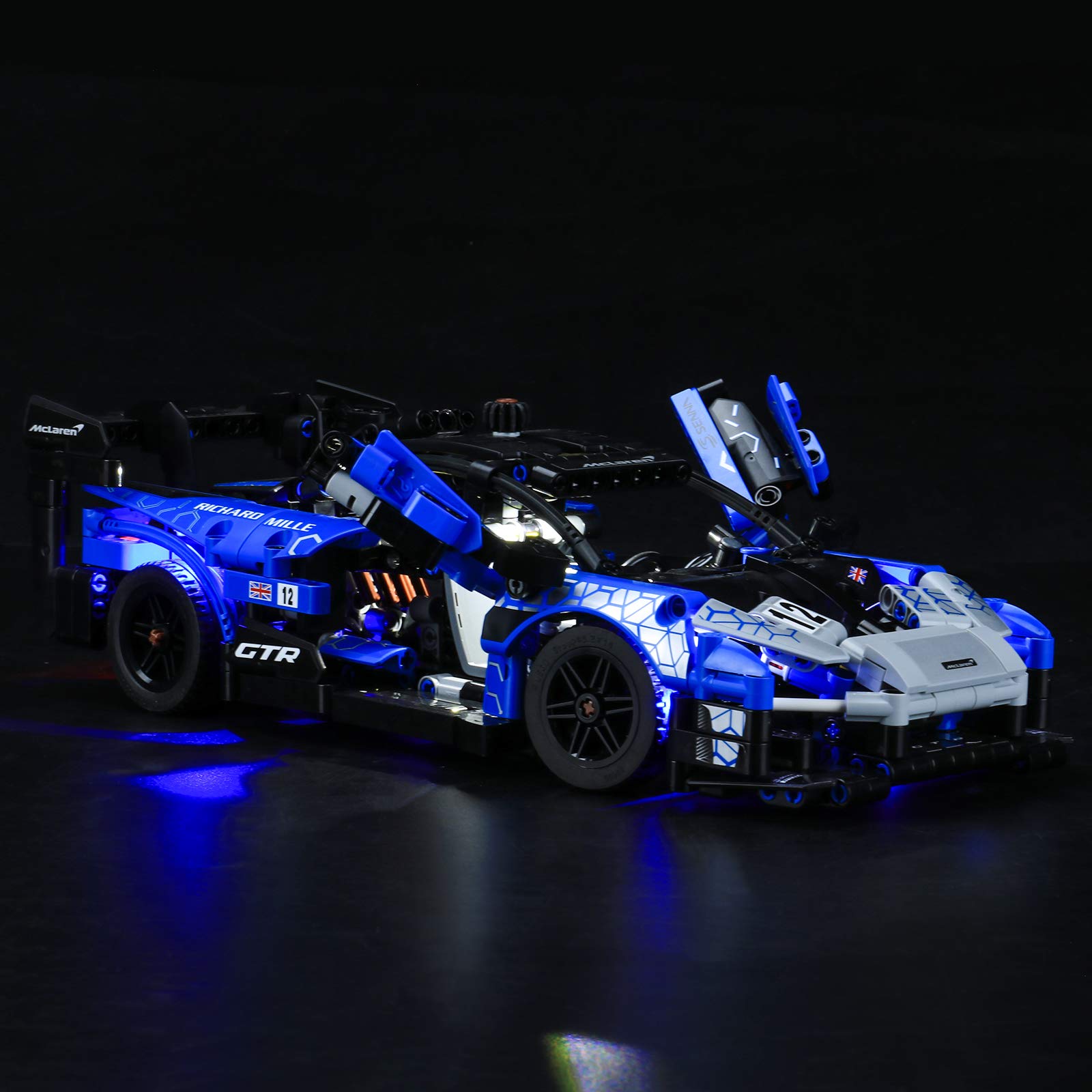 Lightailing Light Set for (Technic McLaren Senna GTR) Building Blocks Model - Led Light kit Compatible with Lego 42123(NOT Inclu