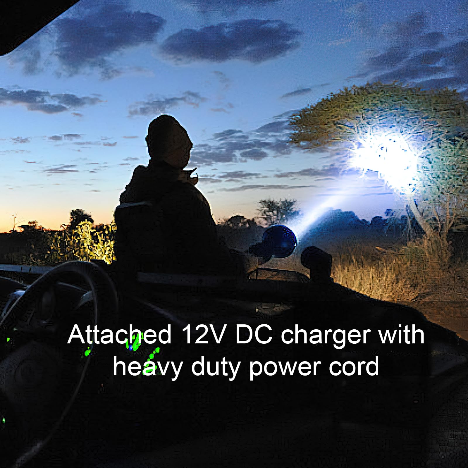 GOODSMANN TACTICPRO 2000 Lumen HID Spotlight, Model 9924-0011-06, 1 Count, Ideal for Automotive, Emergency, Boating, Fishing, Camping