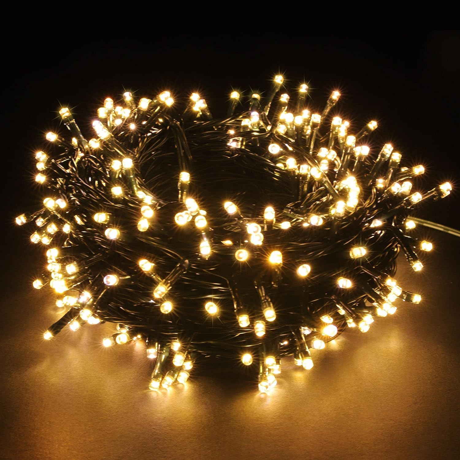 PMS 100-1000 LED Fairy String Lights, Warm White, 300 LEDs, Low Voltage, 8 Modes, Ideal for Christmas, Garden, Home Decor