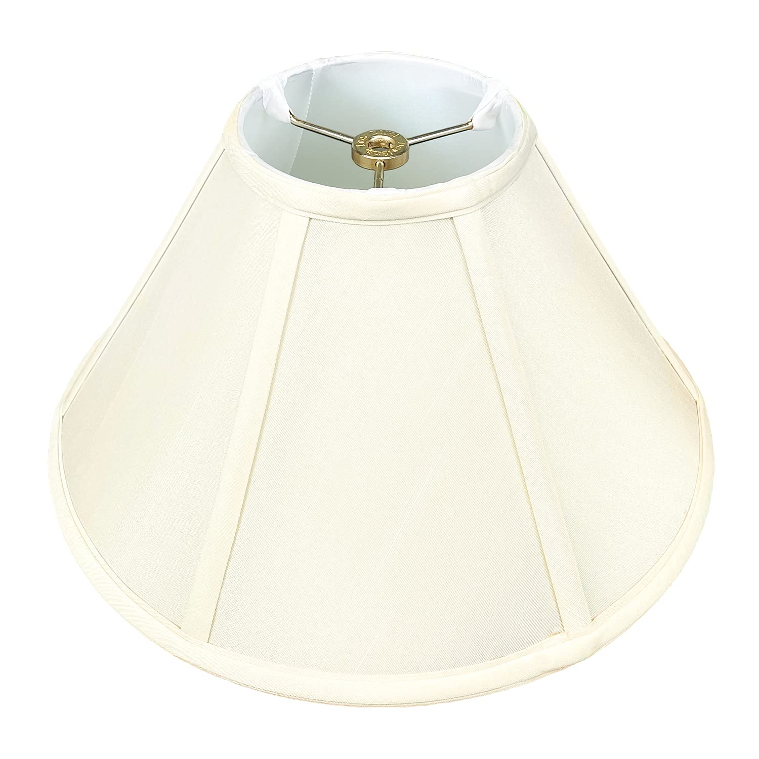 Royal Designs, Inc. Coolie Empire Lamp Shade Fabric 7 x 20 x 12.5 Eggshell Model BSO-706-20EG