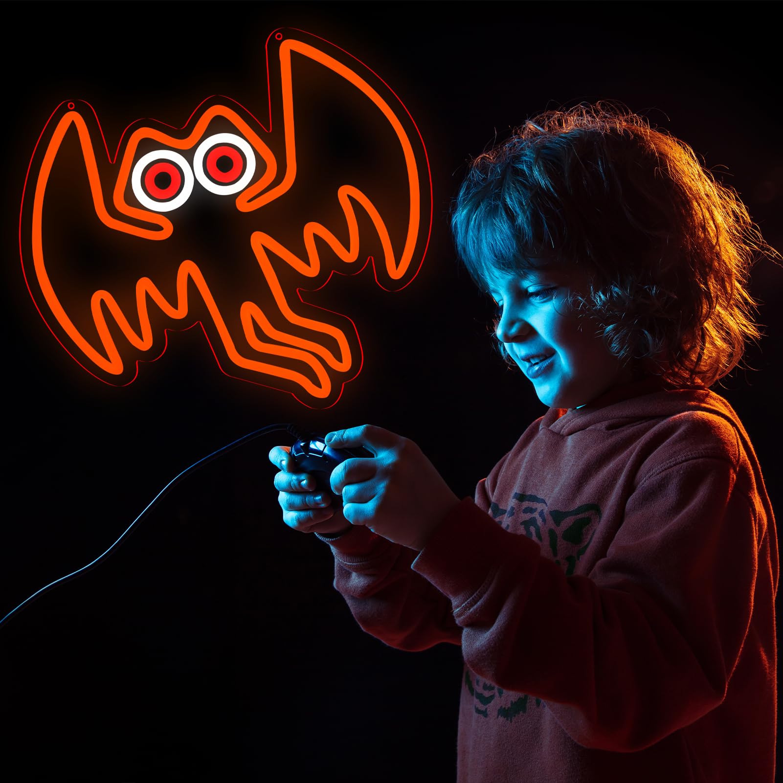 Qbanziou Mothman Neon Signs For Wall Decor