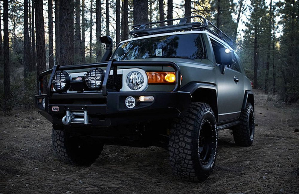 iJDMTOY LED Side Mirror Replacement Bulbs, High Power 4-SMD, Compatible with 2007-2014 Toyota FJ Cruiser, White, Glass