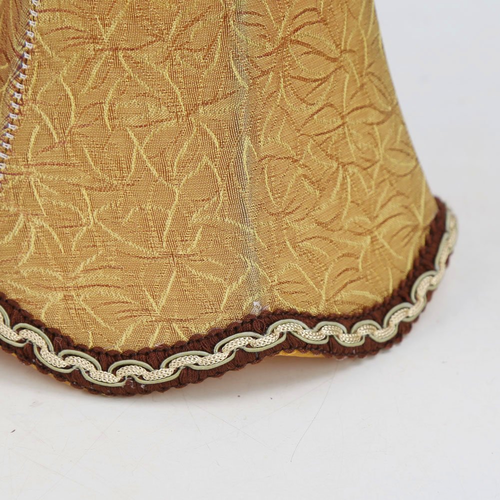 Fuloon Small Lamp Shades Clip On Bulb, Modern European Style Bell Lamp Shades, Mini Lamp Shades For Chandelier, French Country C