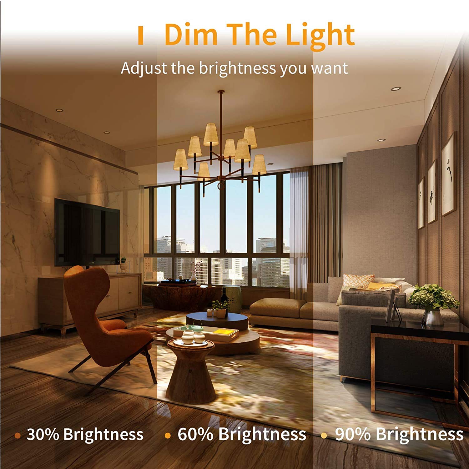 Refoss Smart Bulbs, A19 Led, 4 Pack, Color Changing, Homekit, Alexa, Google, 2700K