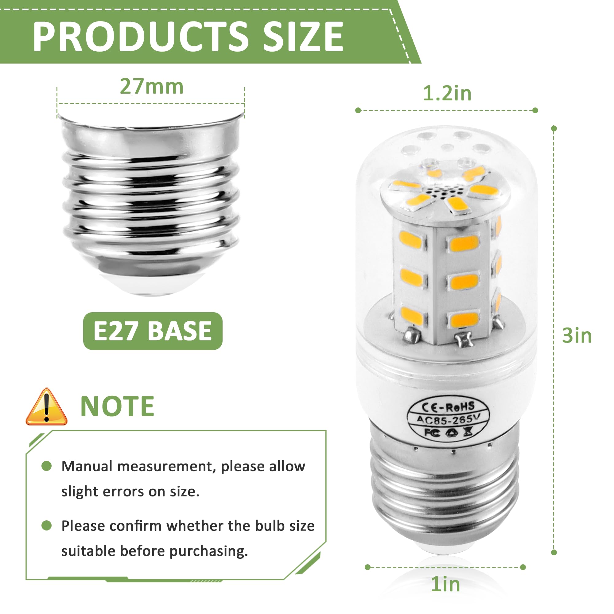 Miflus Led Refrigerator Light Bulb 5304511738 Kei D34L