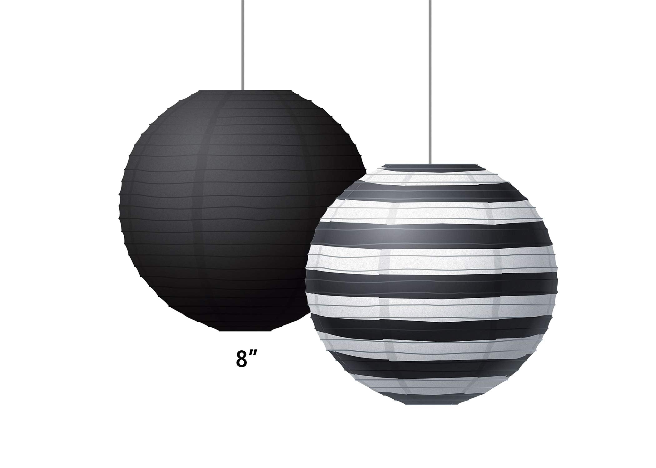 Black & White Paper Lanterns By Teacher Created Resources