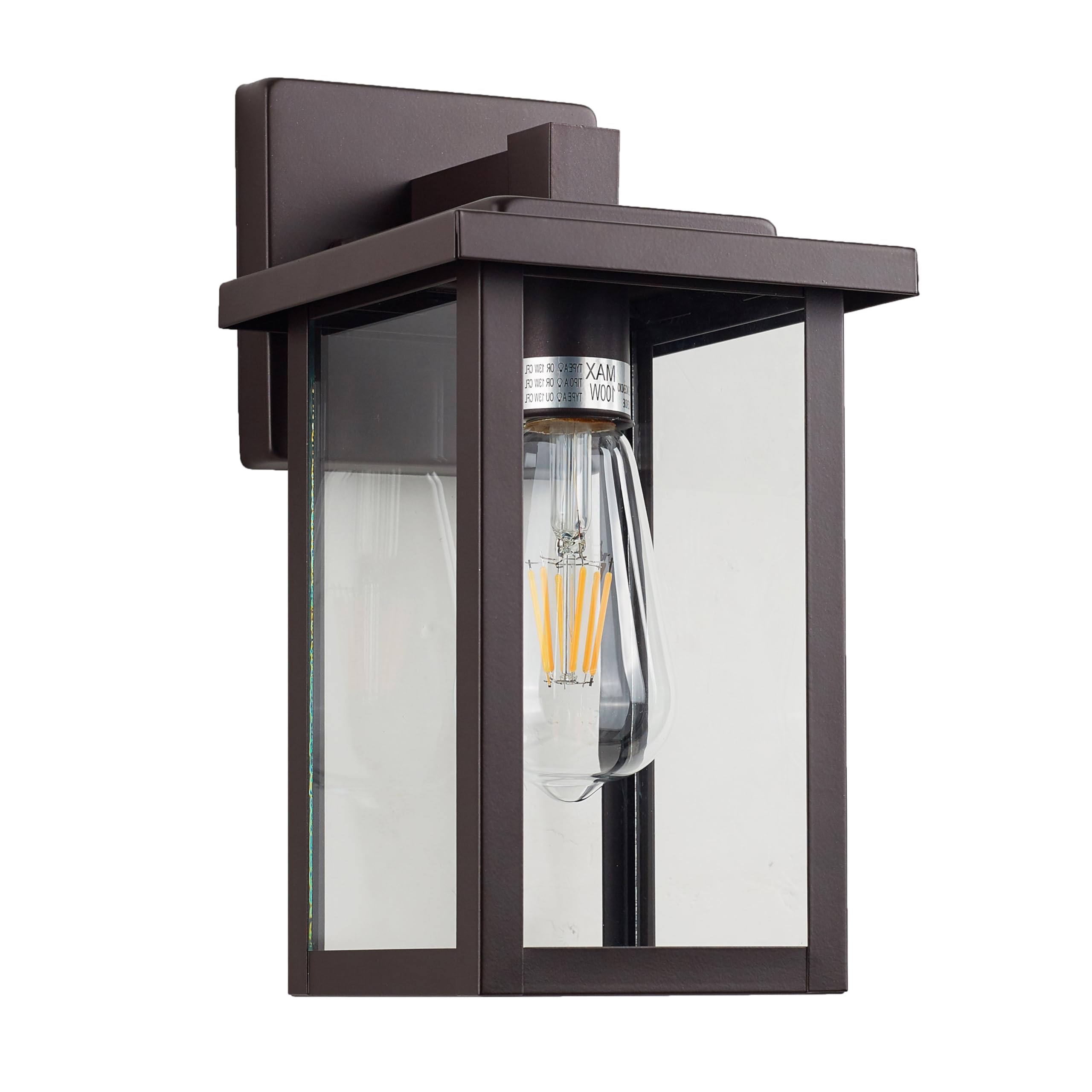 ACLand 3 Bulb Vanity Light Fixture, Vintage Oil Rubbed Bronze, W24in 3-Light, Modern Bathroom Lighting, Model A40022