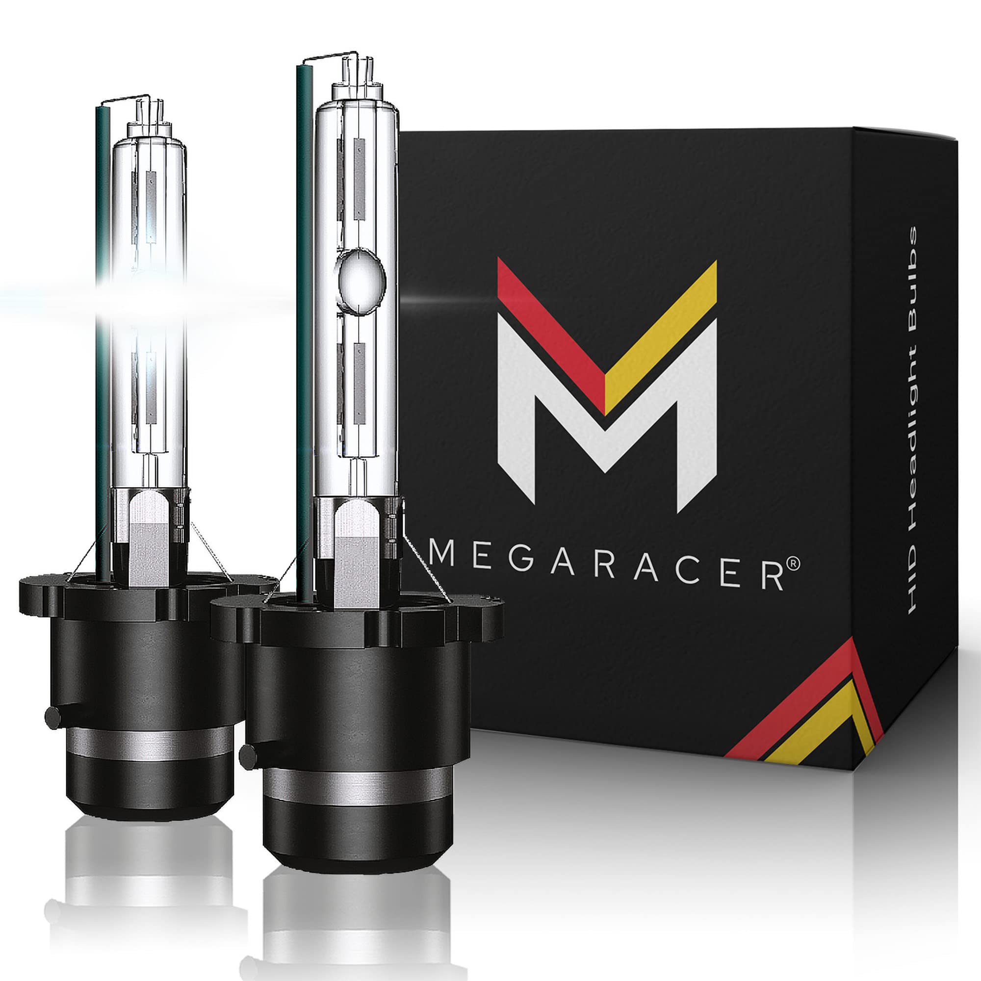 Mega Racer D4S/D4R Hid Headlight Bulb 6000K Diamond White 35W Xenon Oem Replacement For Lexus Toyota Subaru Scion Mazda Honda, P