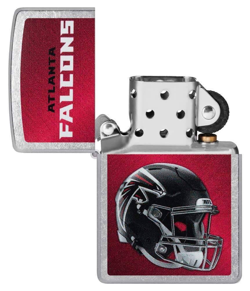 Zippo Nfl Atlanta Falcons Helmet Street Chrome Pocket Lighter