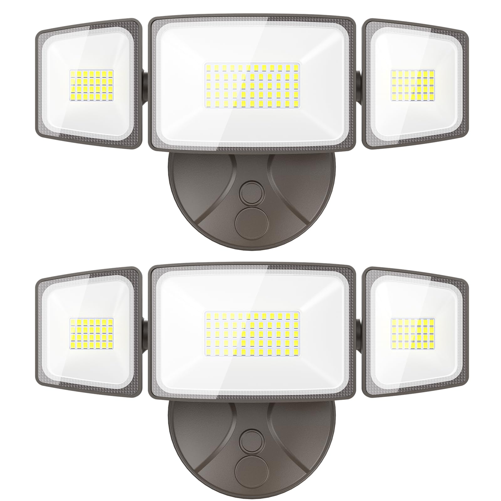 Onforu 2 Pack 60W Flood Lights Outdoor, 6000LM LED Floodlights Switch Controlled, IP65 Waterproof Exterior Lighting Fixture with