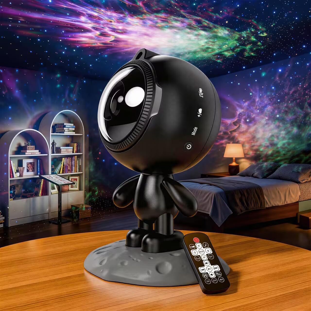 AIRIVO Star Projector, Galaxy Projector Night Light Bluetooth Speaker with Timer,Remote,White Noise, Posture Adjust,Room Bedroom