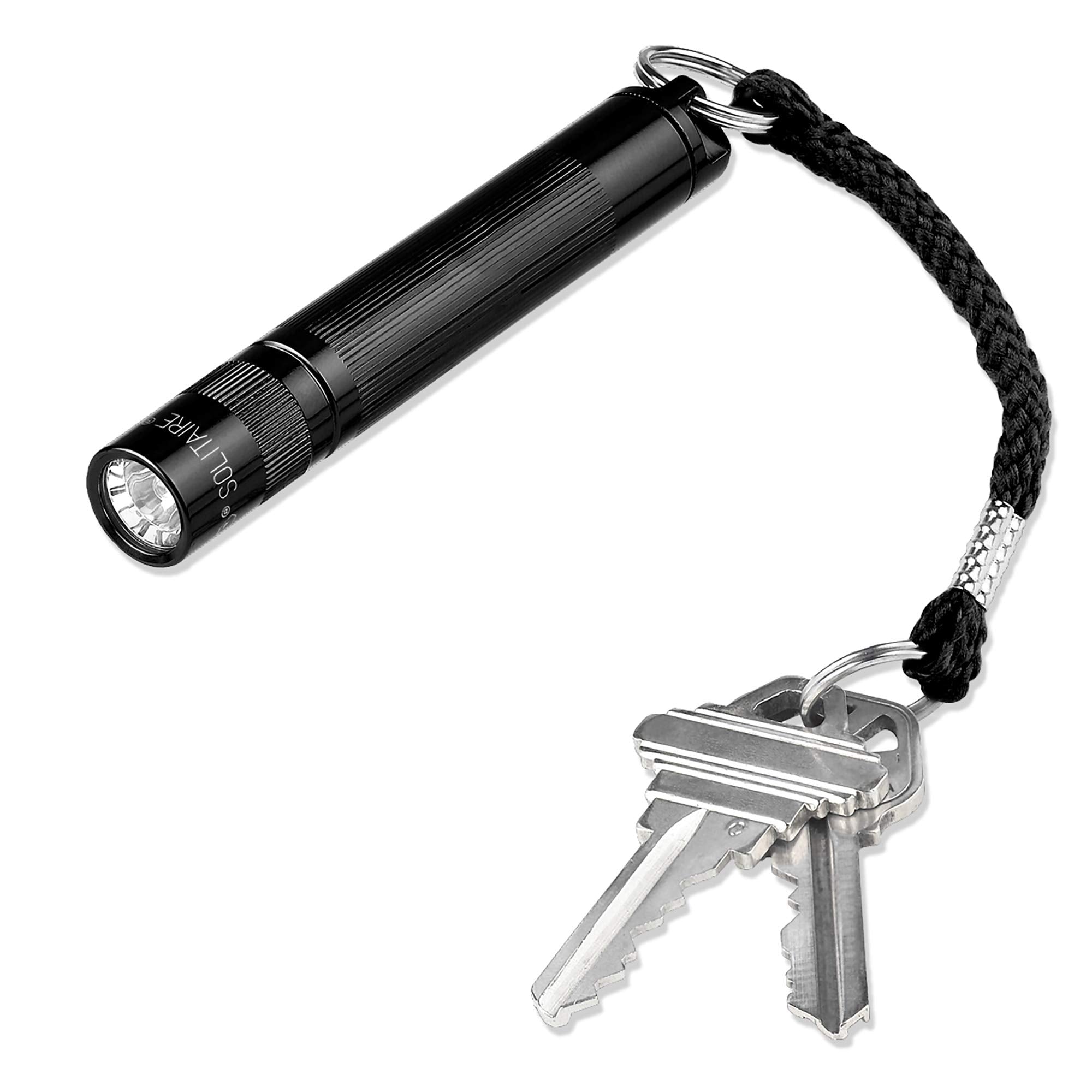 MagLite Solitaire Flashlight - 1-Cell AAA, Aluminum, Black, Model K3A016, One Size