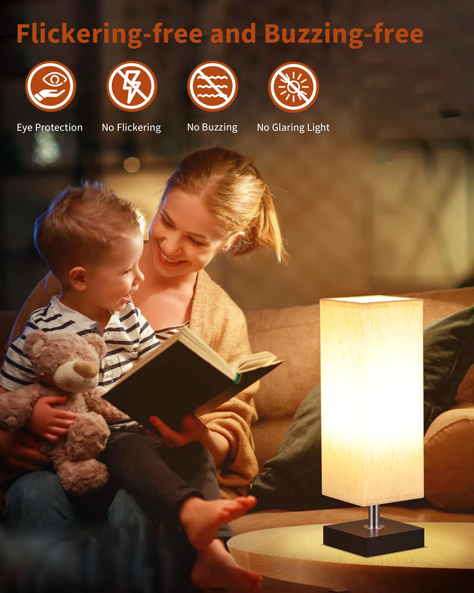TJOY LED Light Bulbs A19, 100W Equivalent, 1500 Lumens, 2700K Warm White, E26 Base, 12 Pack