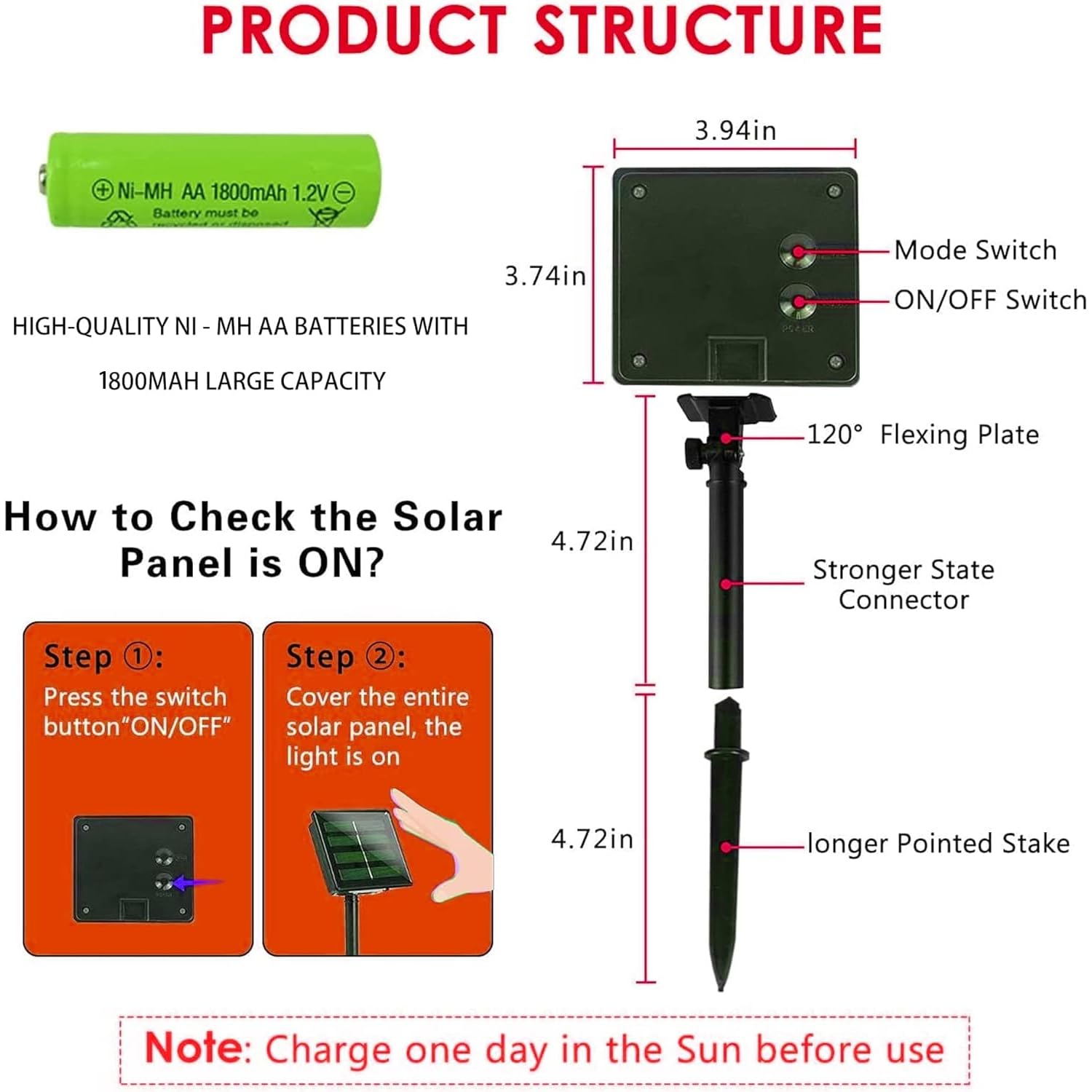 TW SHINE Solar Christmas Lights, 400 LED, 132 FT, 8 Modes, Waterproof, Multicolor, Model HB-200COI
