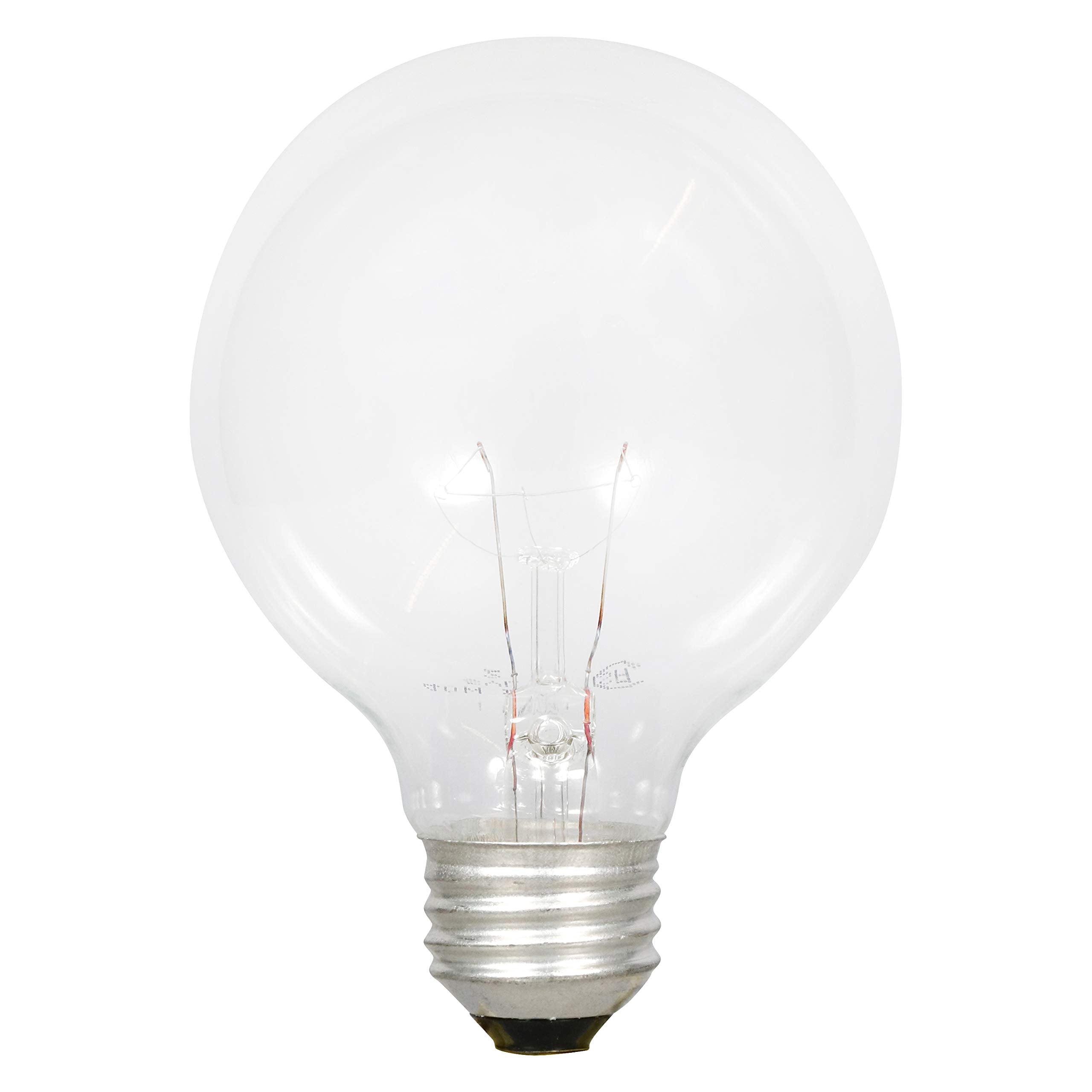 LEDVANCE SYLVANIA G25 Incandescent Bulb 40W 2850K Clear 1 Count Medium Base Model 14283