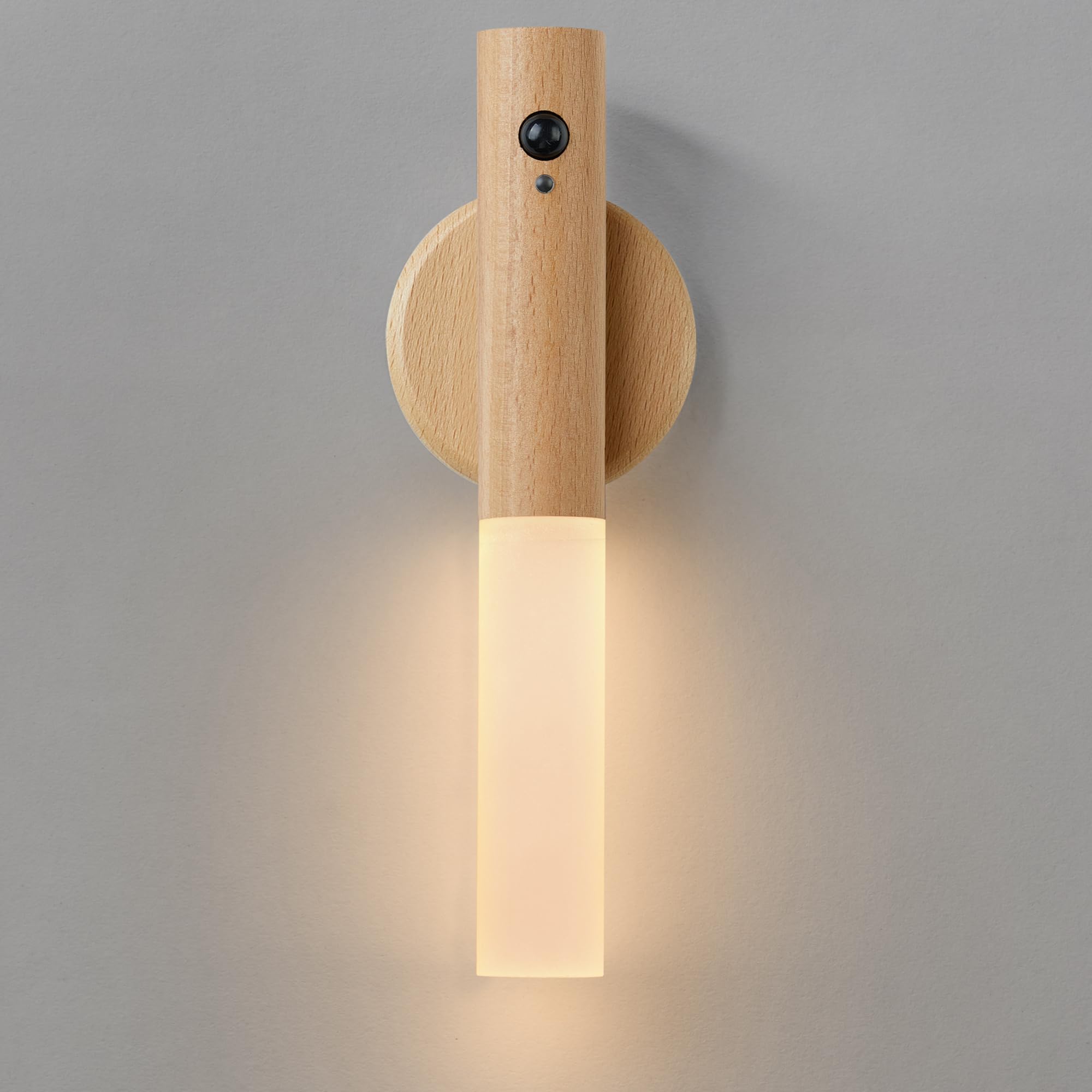 Montford Battery Operated Wall Sconces, Motion Sensor Night Light Magnetic Wall Light Rechargeable Wall Sconce, Peel and Stick S