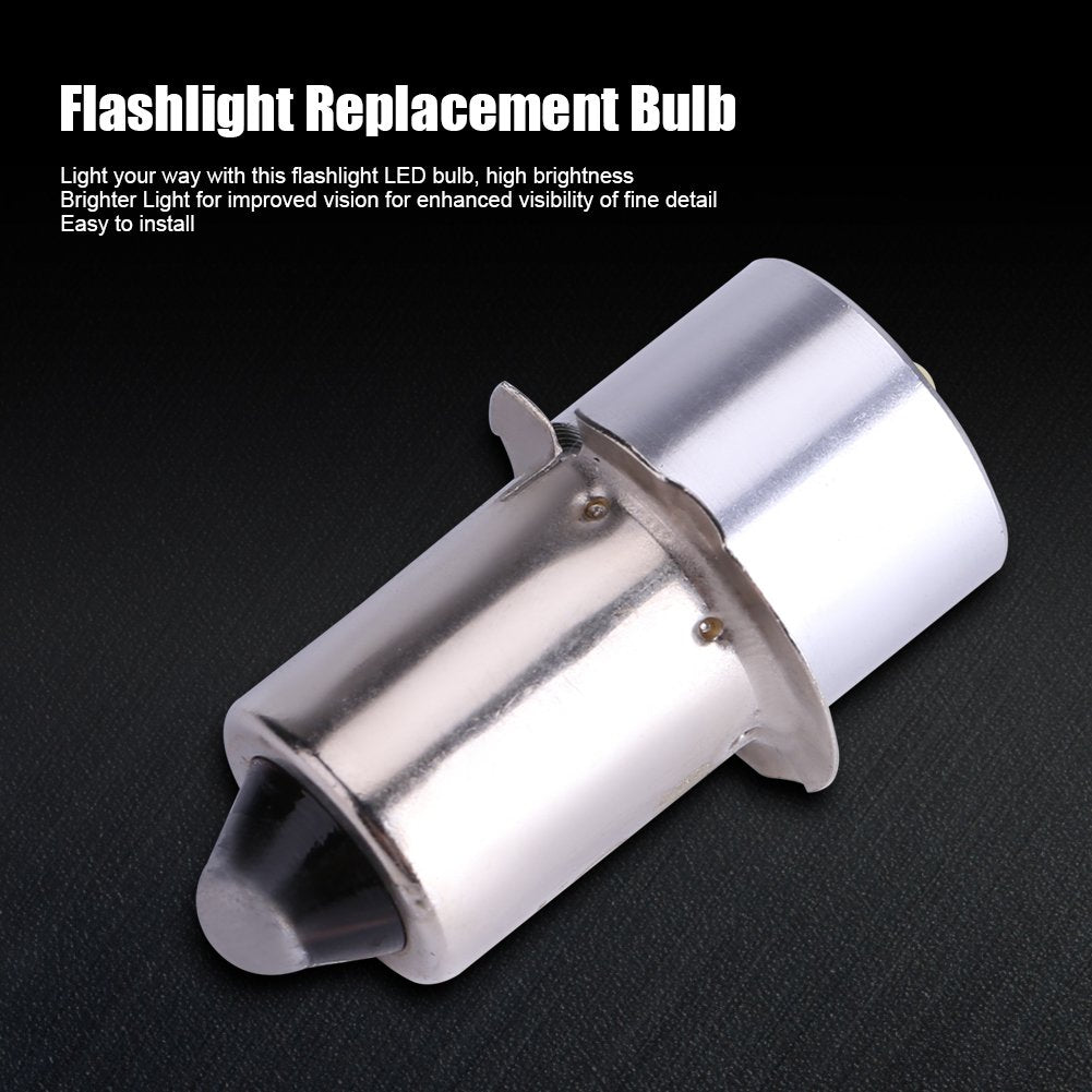 Led Light Bulb, 5W 6-24V P13.5S High Bright Led Emergency Work Light Lamp Flashlight Replacement Bulb Torches