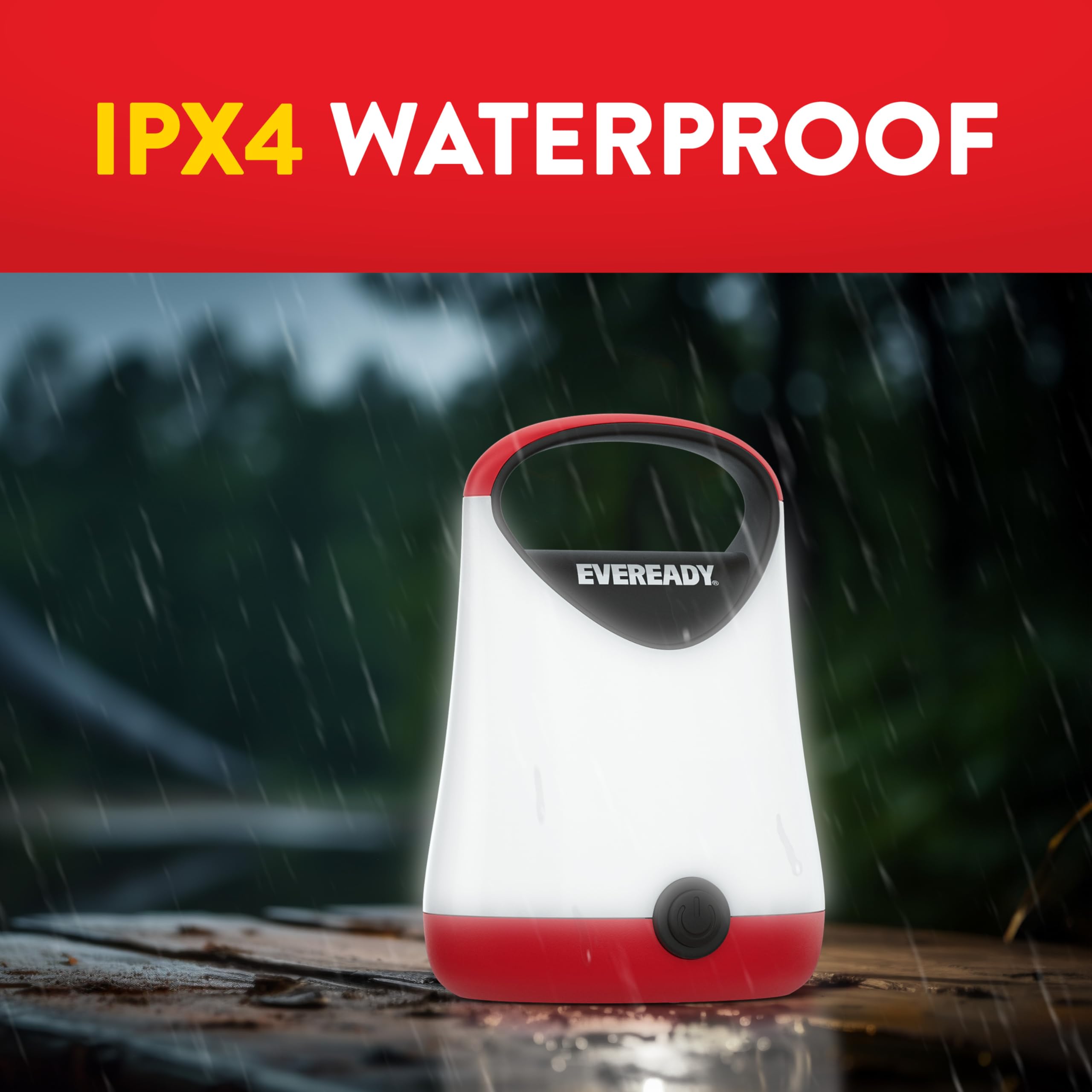 Eveready Led Camping Lantern X-250 (2-Pack), Super Bright Tent Lights, Rugged Water Resistant Led Lanterns, 100 Hour Run-Time (B