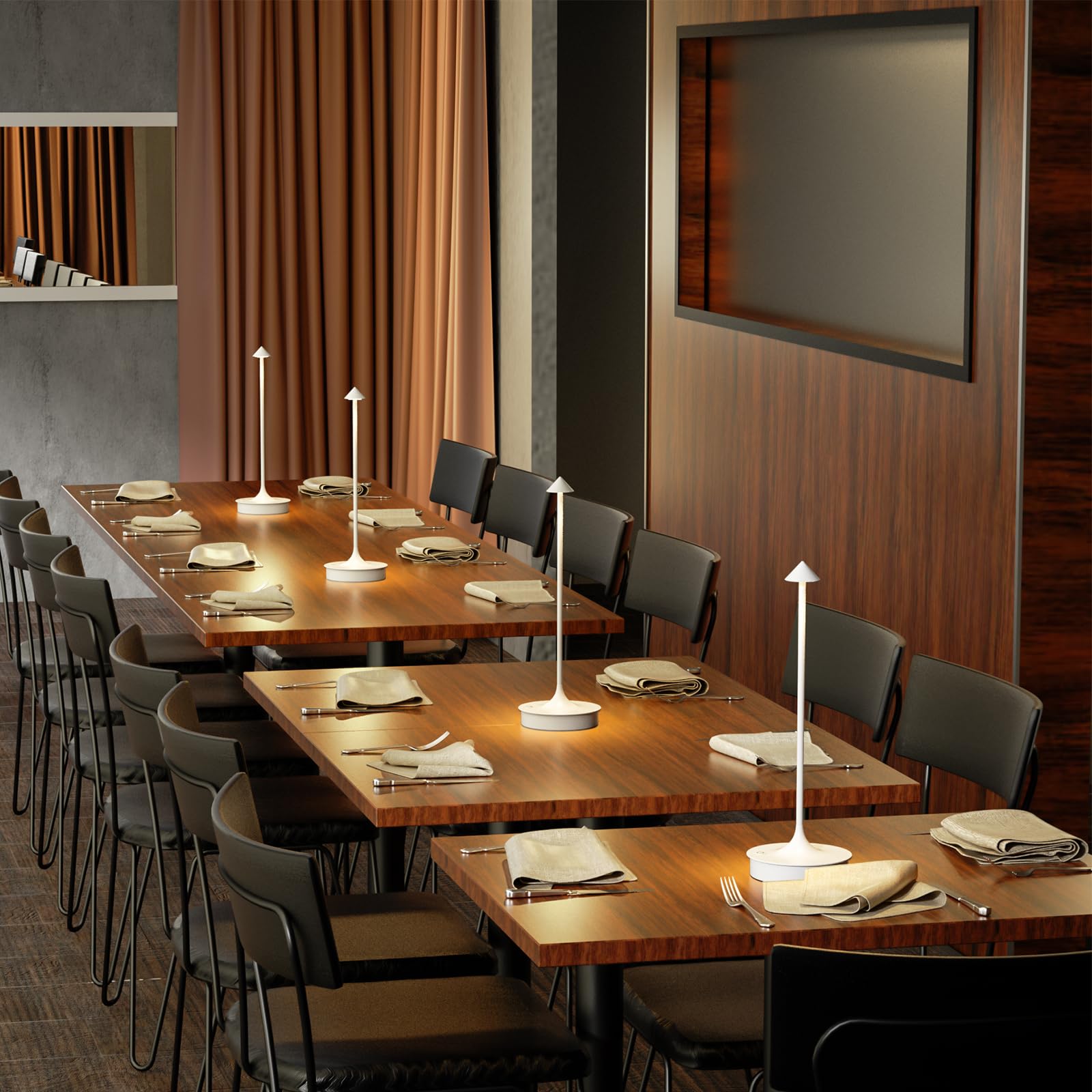 Jicai Set Of 2 Small Cordless Table Lamp Rechargeable, Battery Operated Desk Lamp, 4000Mah Led Touch Lamp, Dimmable Portable Out