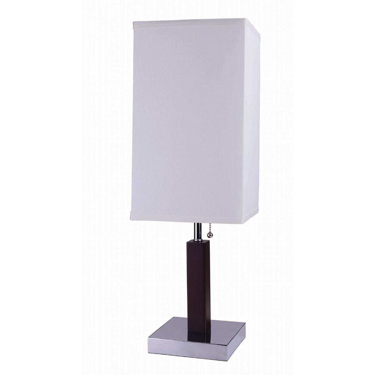 Ore International 8311 26-Inch Square Retro Steel Table Lamp