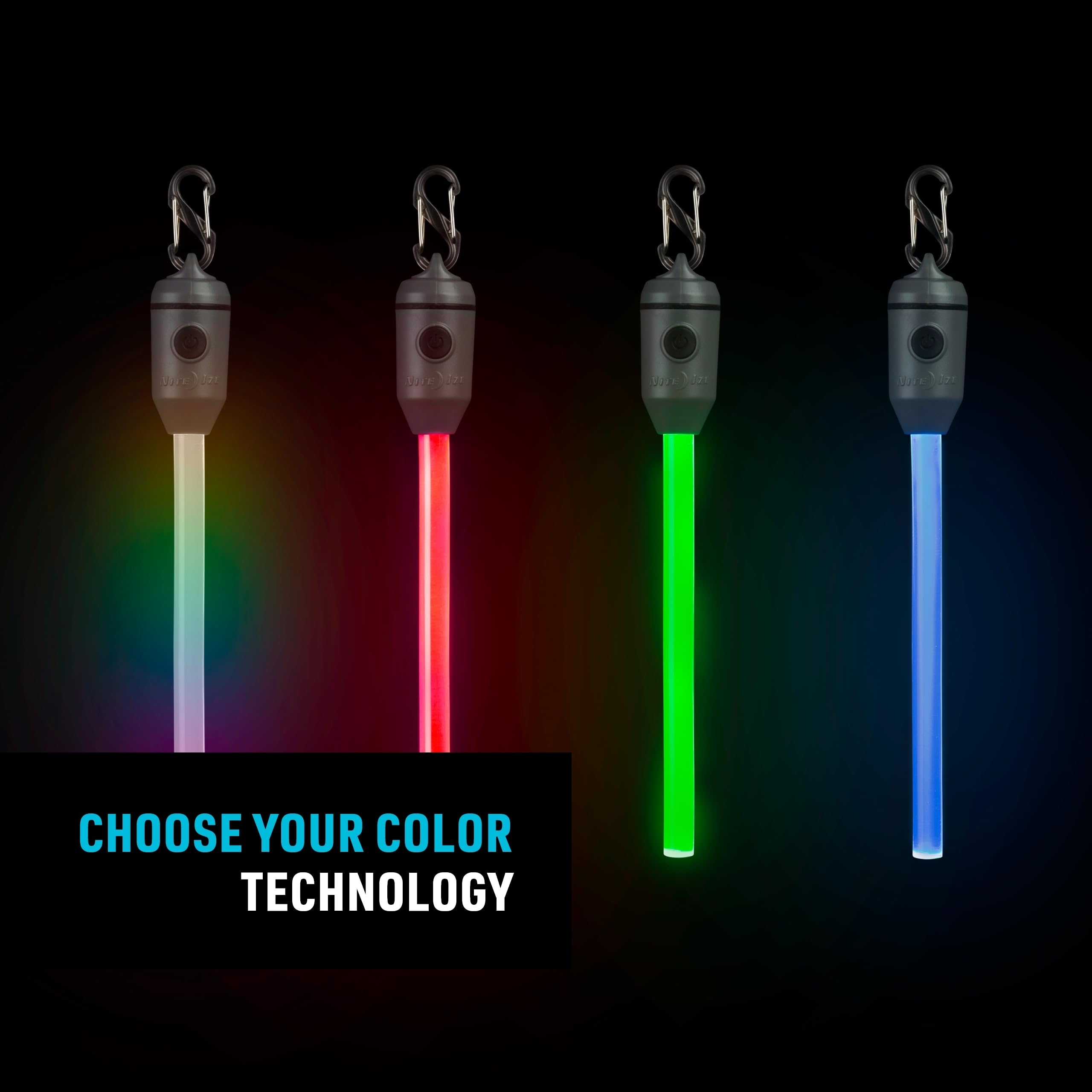 Nite Ize Radiant Rechargeable Led Glow Stick - Reusable & Rechargeable Glow Stick - Waterproof, Color-Changing Light - Disc-O Se