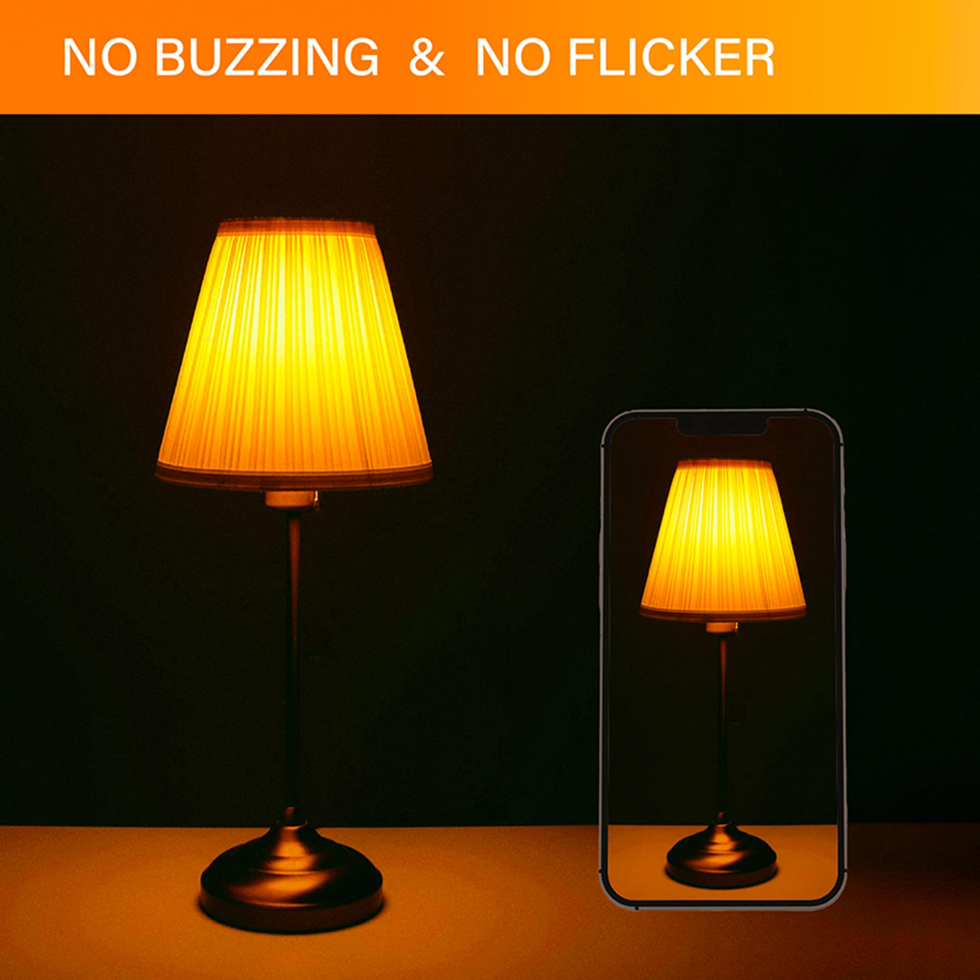 Whfialux A19 Edison Led Orange Filament Light Bulbs, 4W, Orange Colored Glass, E26 Base, Indoor, Outdoor, Porch, Decoration, Par