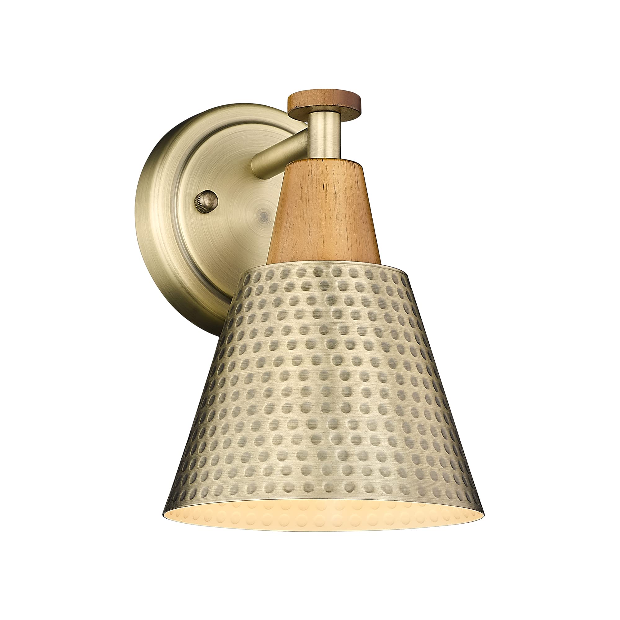 Femila 1-Light Vintage Wall Sconces, Antique Brass Industrial Sconces Wall Lighting, Single Bathroom Vanity Light Fixtures Wall