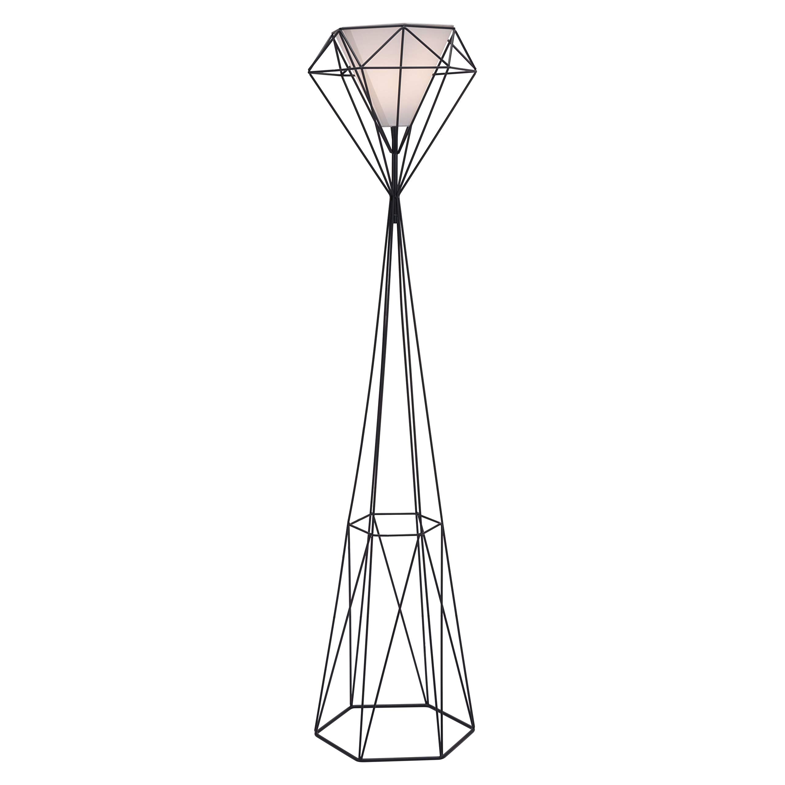 Zuo Delancey Black Floor Lamp - Modern Steel Design For Home Décor