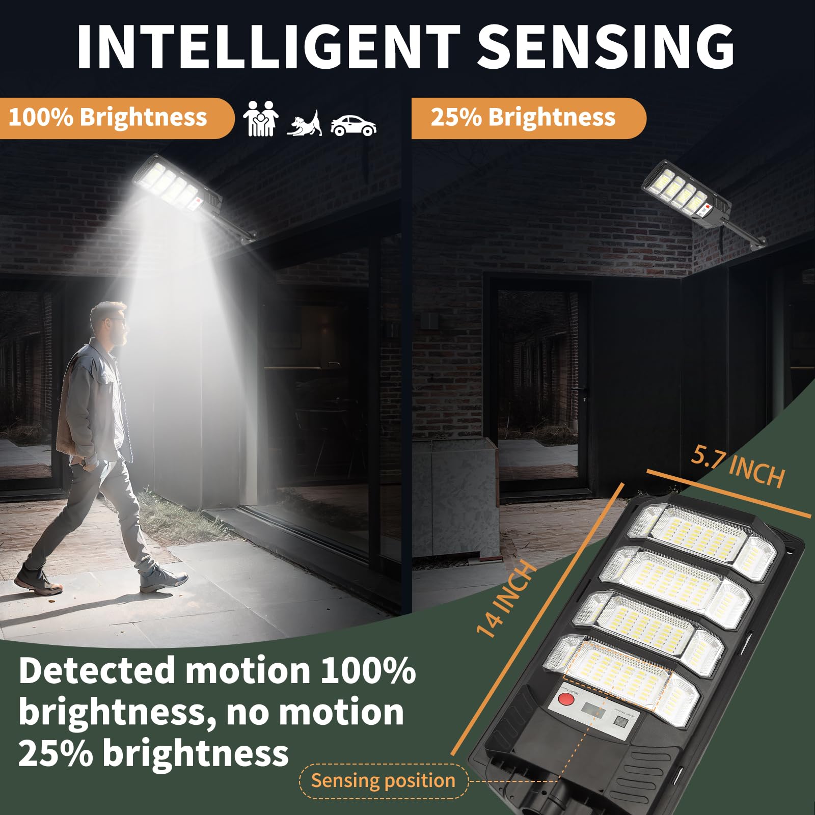 Solar Flood Lights Outdoor Led: 2 Pack Solar Street Lights Outdoor Waterproof Dusk To Dawn 12000 Lumen Solar Powered Wall Mount Lamp Motion Sensor Security Remote Control For Yard Parking Driveway