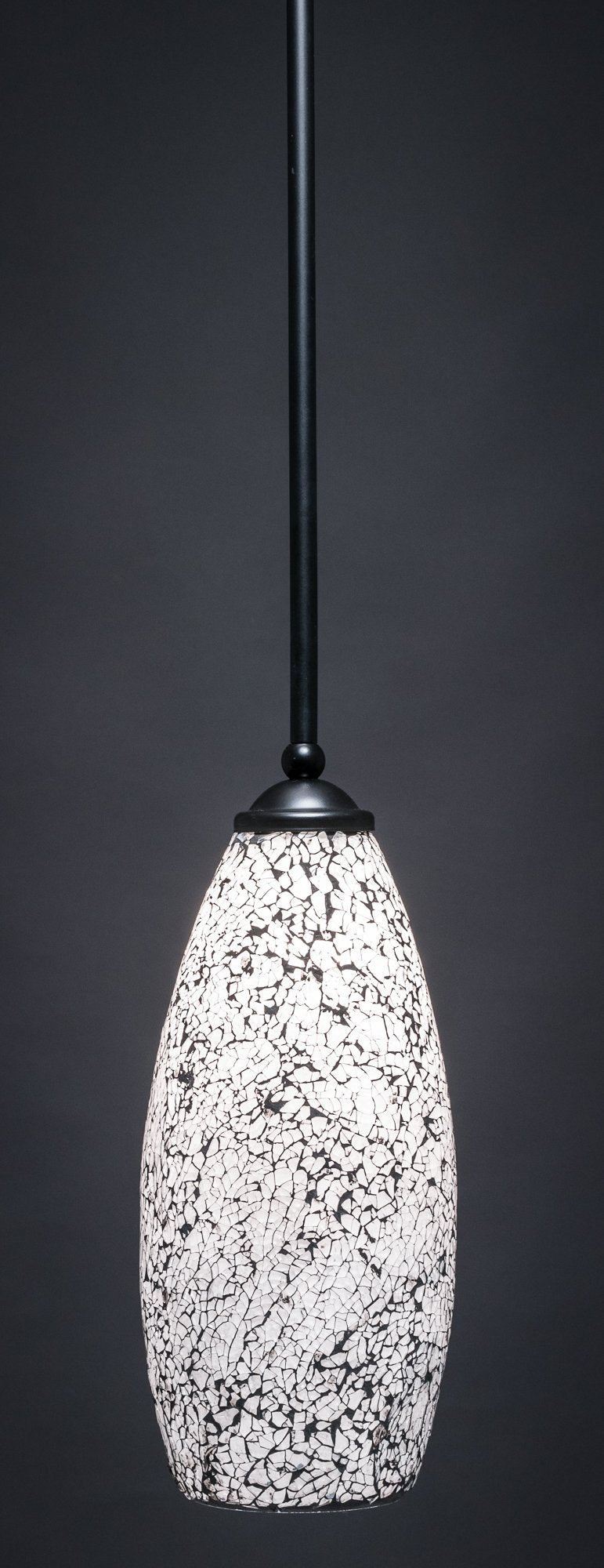 Zilo 1 Light Mini Pendant in Matte Black (560-MB-416)