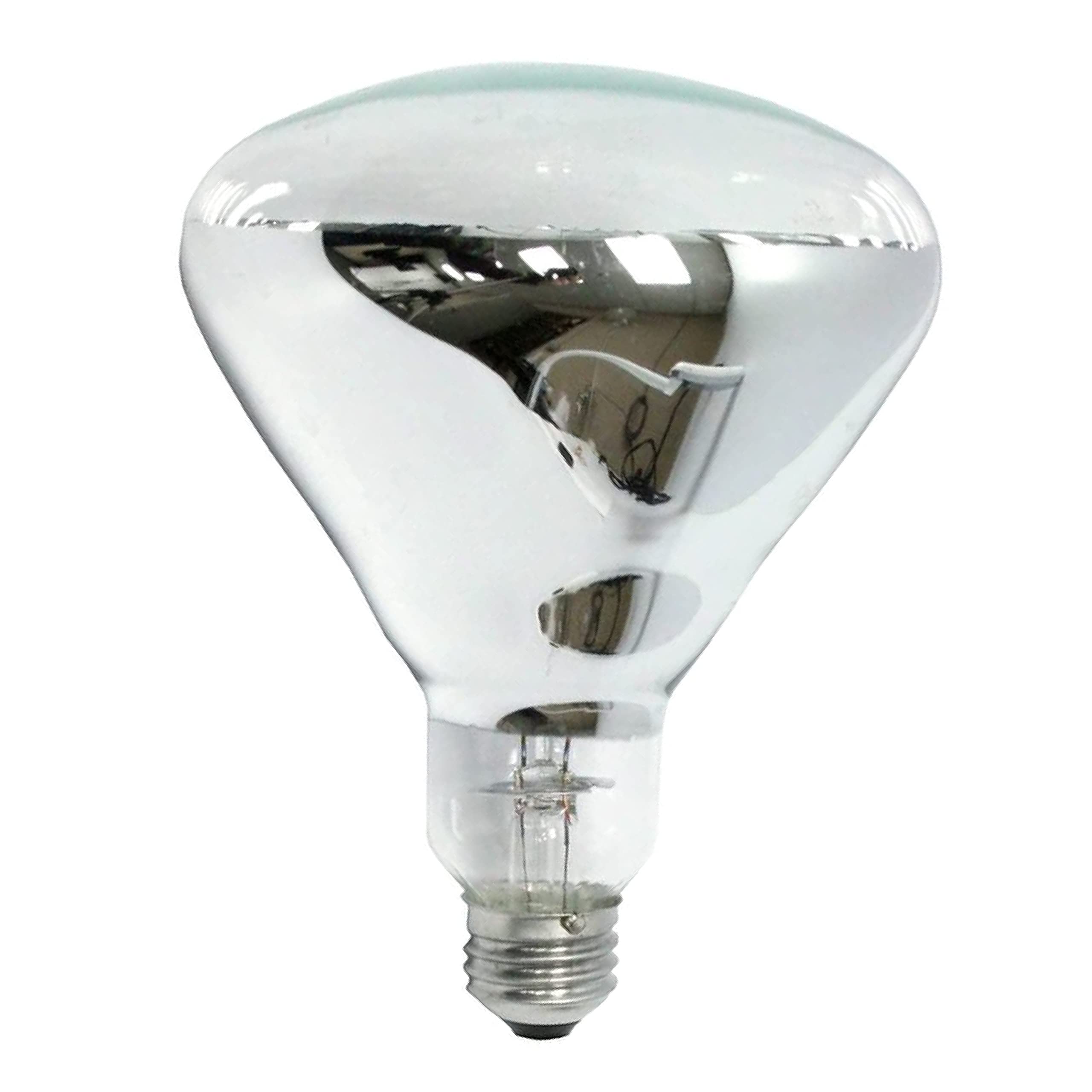 SYLVANIA BR40 Brooder Heat Lamp Light Bulb, 125W, Clear Glass, Model 15451, 1 Count
