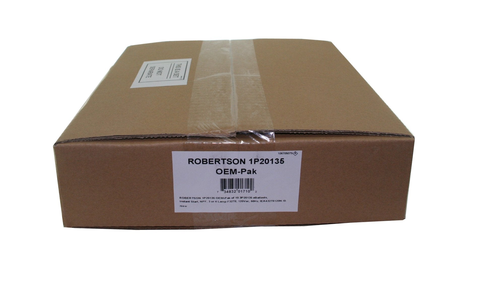 Robertson 1P20135 Iea432T8120N /B Oem-Pak Of 10 Fluorescent Eballasts (3P20135) For 4 F32T8 Linear Lamps, Instant Start, 120Vac, Npf, 60Hz, Normal Ballast Factor