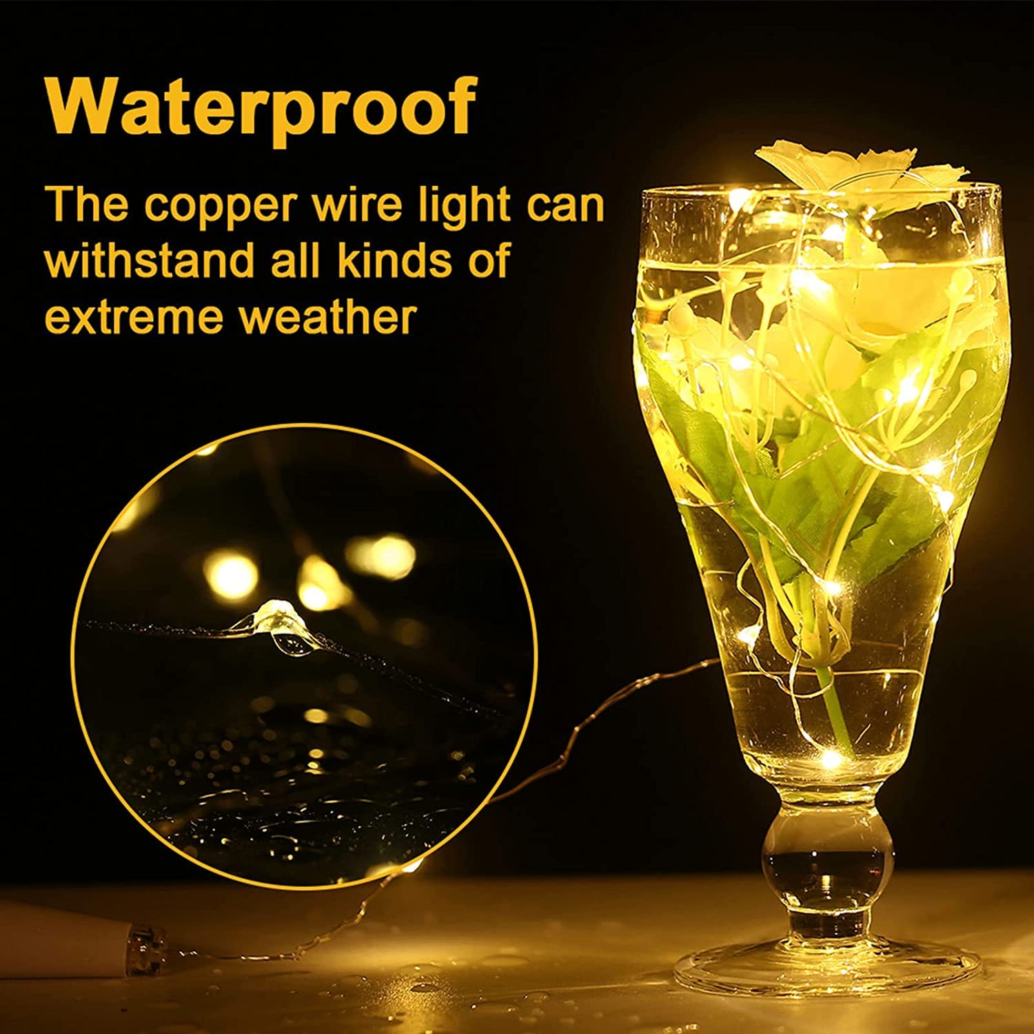 Ceepko Usb Bottle Lights Rechargeable, Rechargeable Wine Bottle Lights, 15Led 59Inch Copper Wire Waterproof Fairy Cork String Lights For Party Halloween Christmas Decorations (Warm White, 4 Pack)