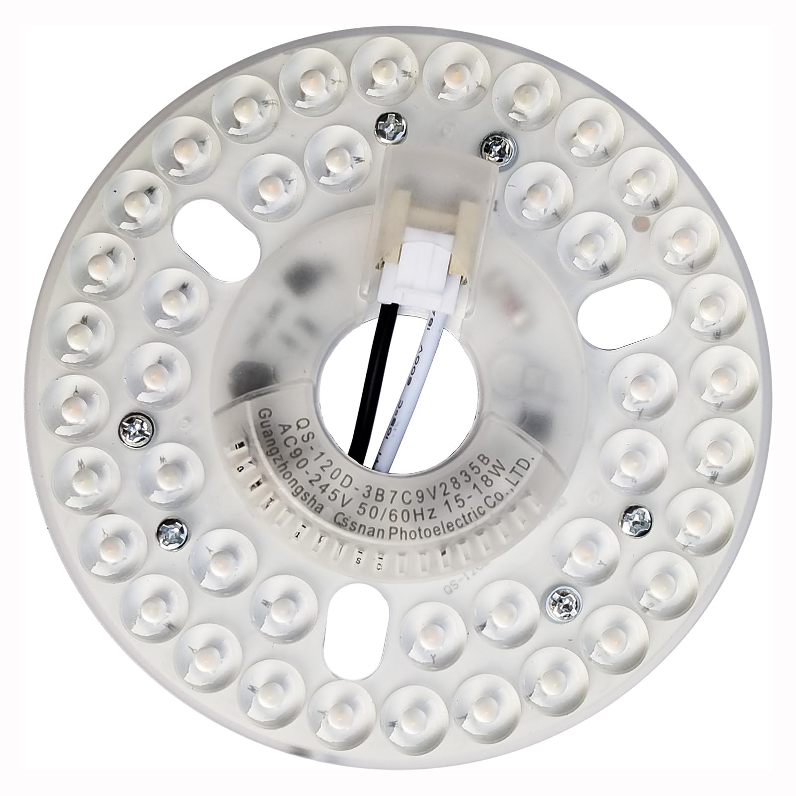 18W Dimmable LED Light Engine Retrofit Kit for Ceiling Fan Light Replacement LED Board Panel,3 Color Temperature Memory Function