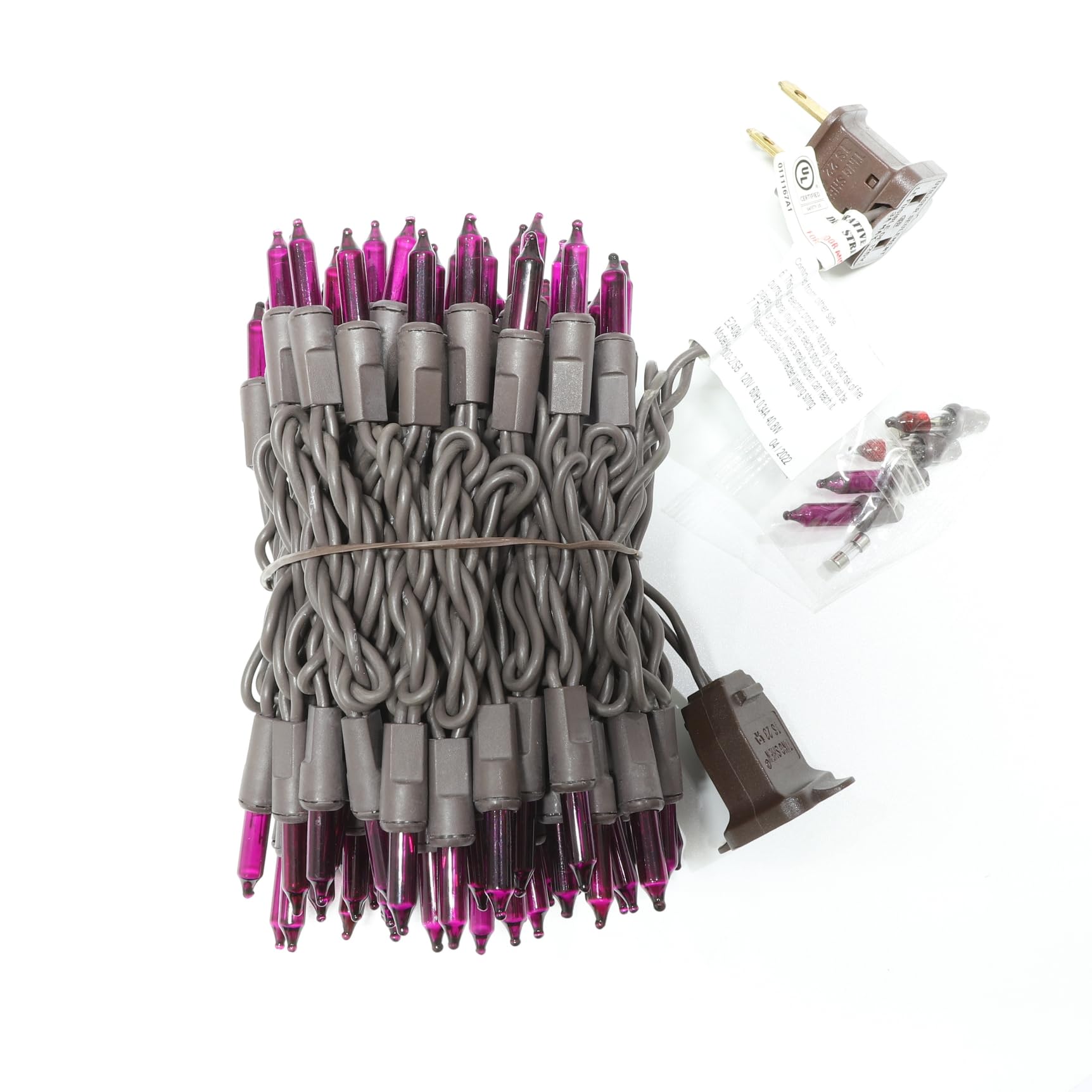 Lamphome Halloween String Light,100 Count Incandescent Mini String Light In 19.6Ft,Indoor/Outdoor 120V Ul Certified Mini Light For Halloween,Patio Lawn,Home,Garden,Party (Purple)