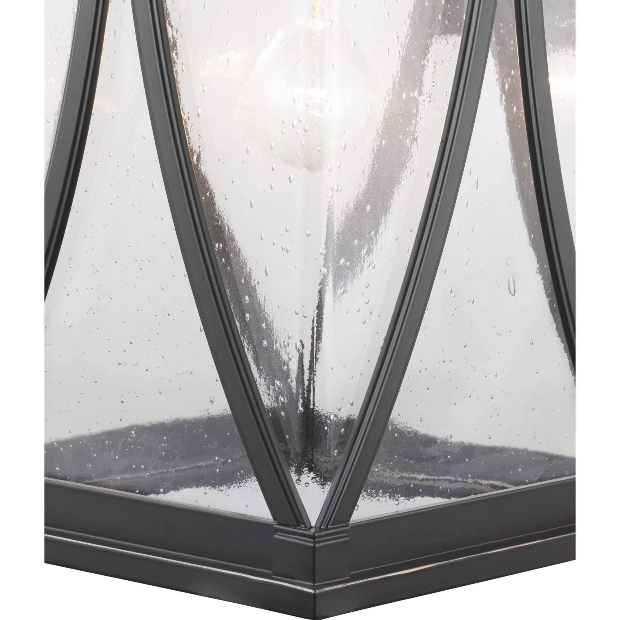 Progress Lighting Abbott Collection 1-Light Outdoor Wall Lantern, Antique Bronze, Aluminum, 20.25x10.38x10.38, Model P560115-020