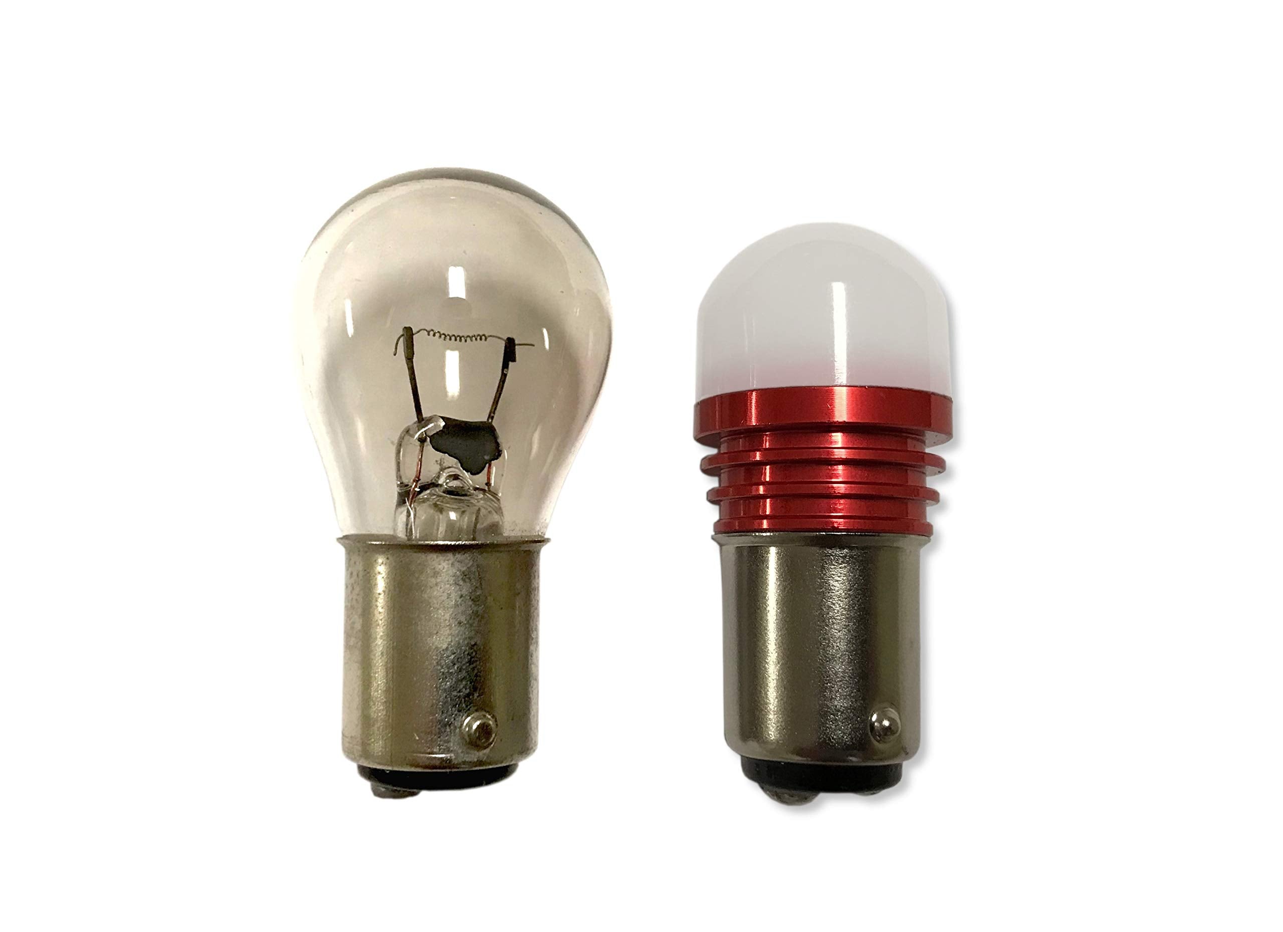 Aero-Lites.Com #94 Red Led Miniature Bulb Replacement | Dimmable | 12/14Vdc