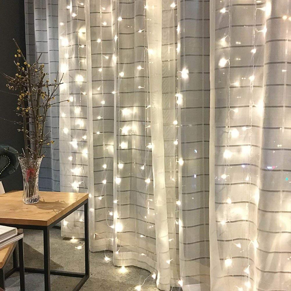 Twinkle Star LED String Light 300 LED Indoor Outdoor Decoration 8.26 Inches White Model Xa3