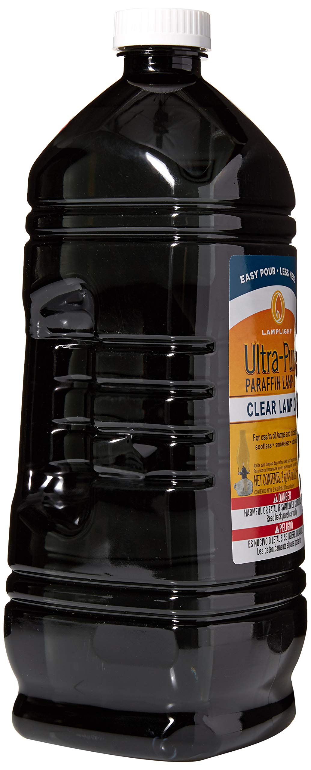 Lamplight Lf60001 Ultra-Pure Liquid Paraffin Indoor Use, Sootless, Smokeless And Odorless, Emergency Kit Lamp Oil, 100 Fl Oz (Pack Of 1), Clear