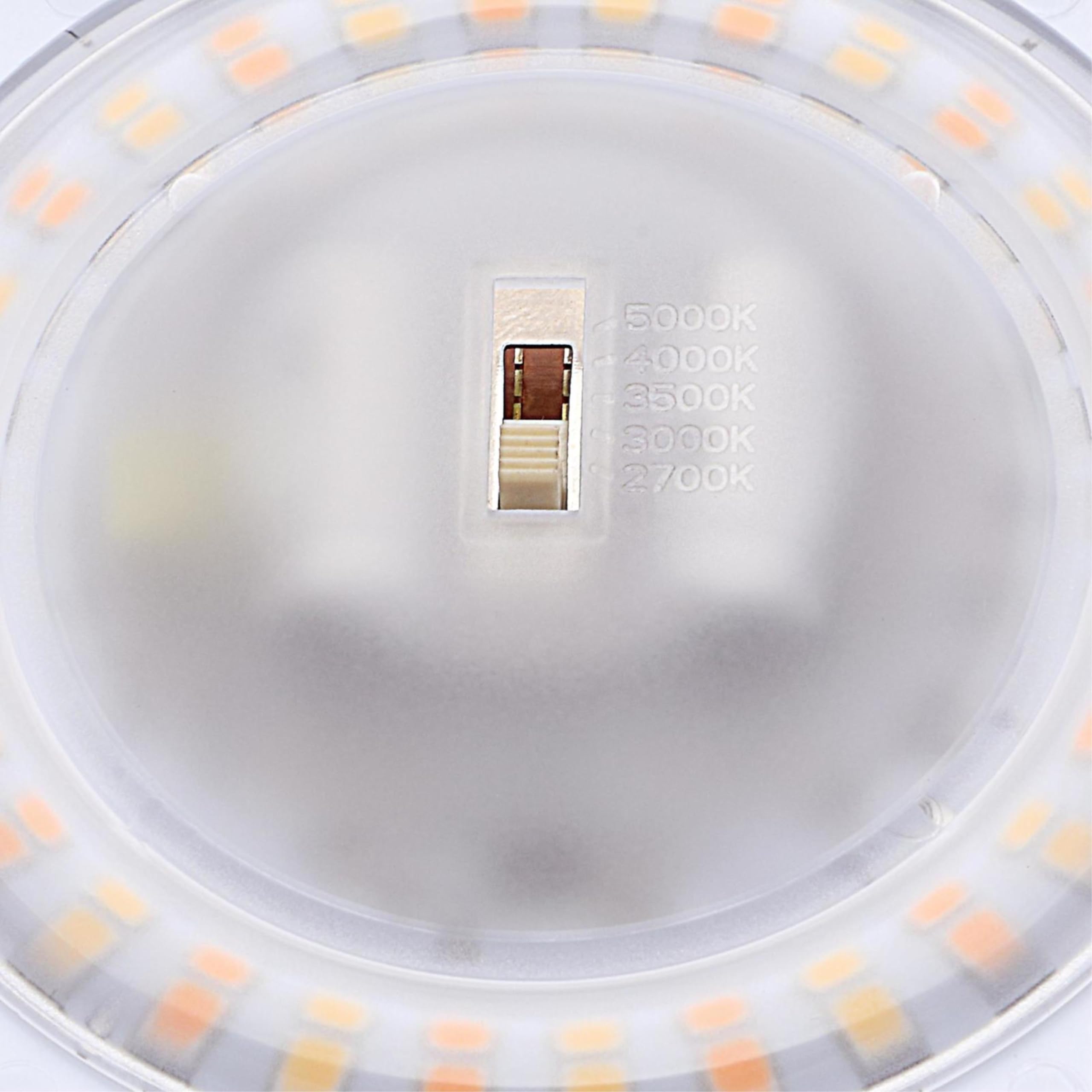 Westinghouse 6133700 Makira Traditional One-Light, 6 Inch 11 Watt Dimmable Led Indoor/Outdoor Surface Mount Fixture With Color T