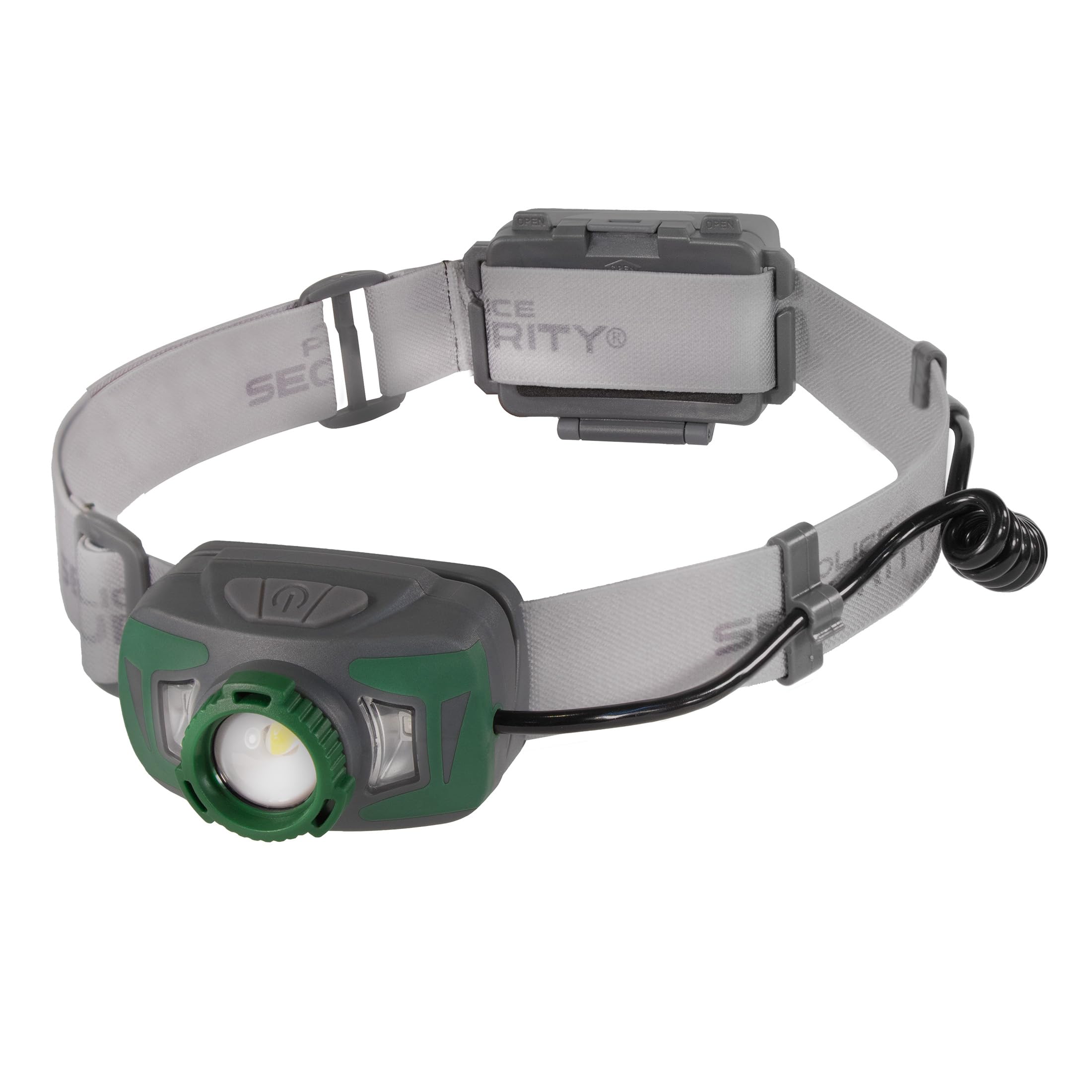 Police Security Twin Power 800 Lumen LED Headlamp, 800 Lumens, 80 M Beam Distance, 17 Hr Runtime