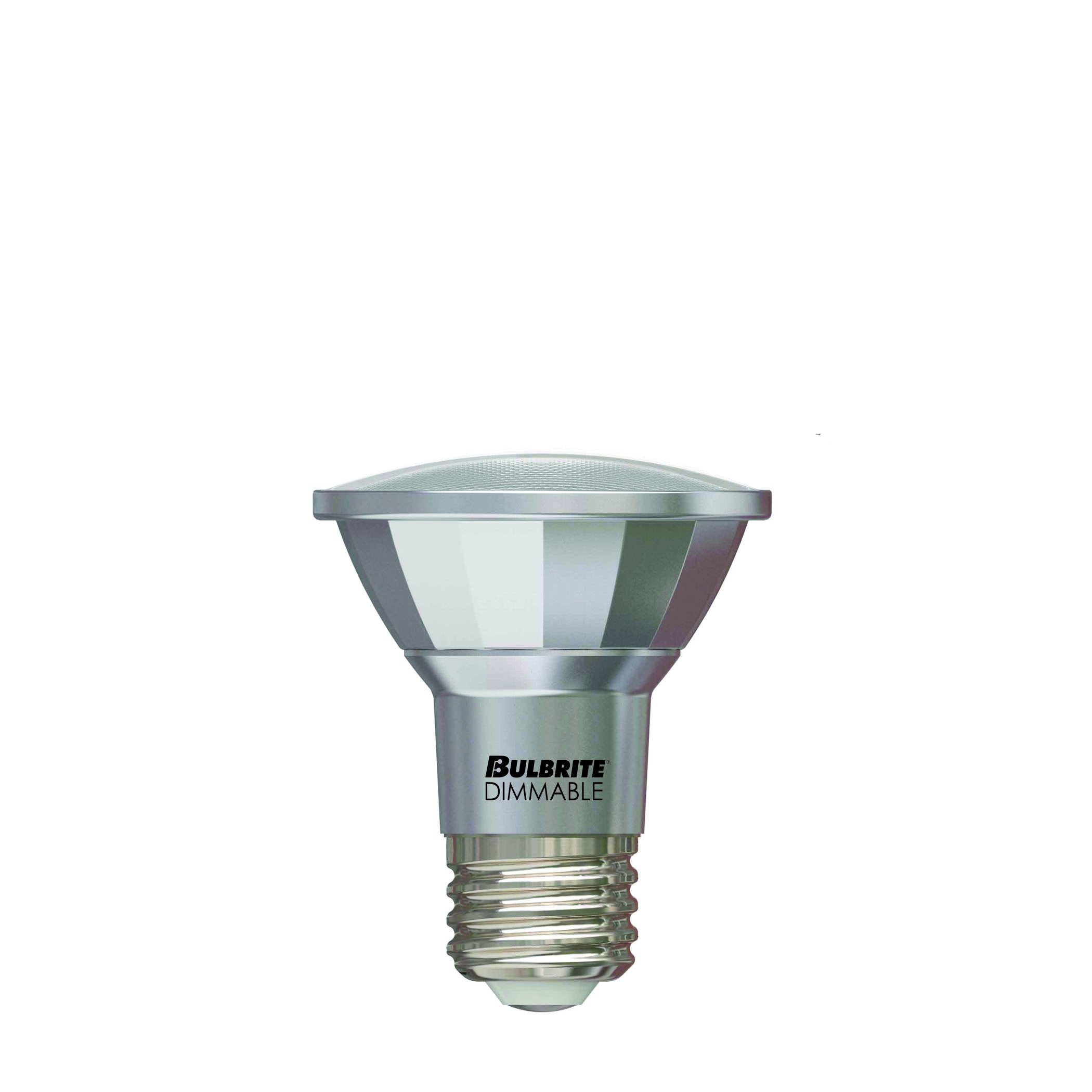 Bulbrite LED Plus PAR20 Dimmable Medium Screw Base (E26) Wet Rated Narrow Flood Light Bulb 50 Watt Equivalent 4000K 1-Pack