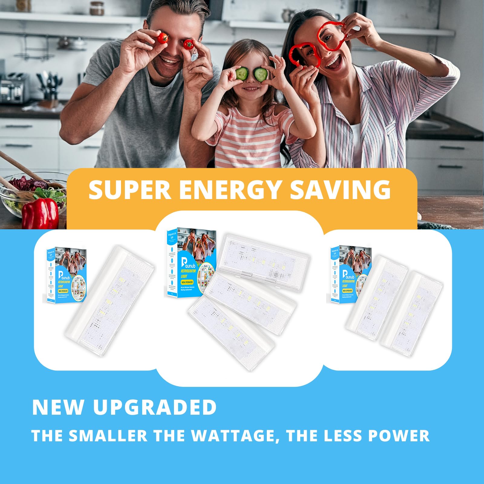 Upgraded W10515058 (1Pcs) And W10515057 (2Pcs) Compatible For Kenmore Maytag Whirlpool Refrigerator Led Light Replaces Wrs325Fda