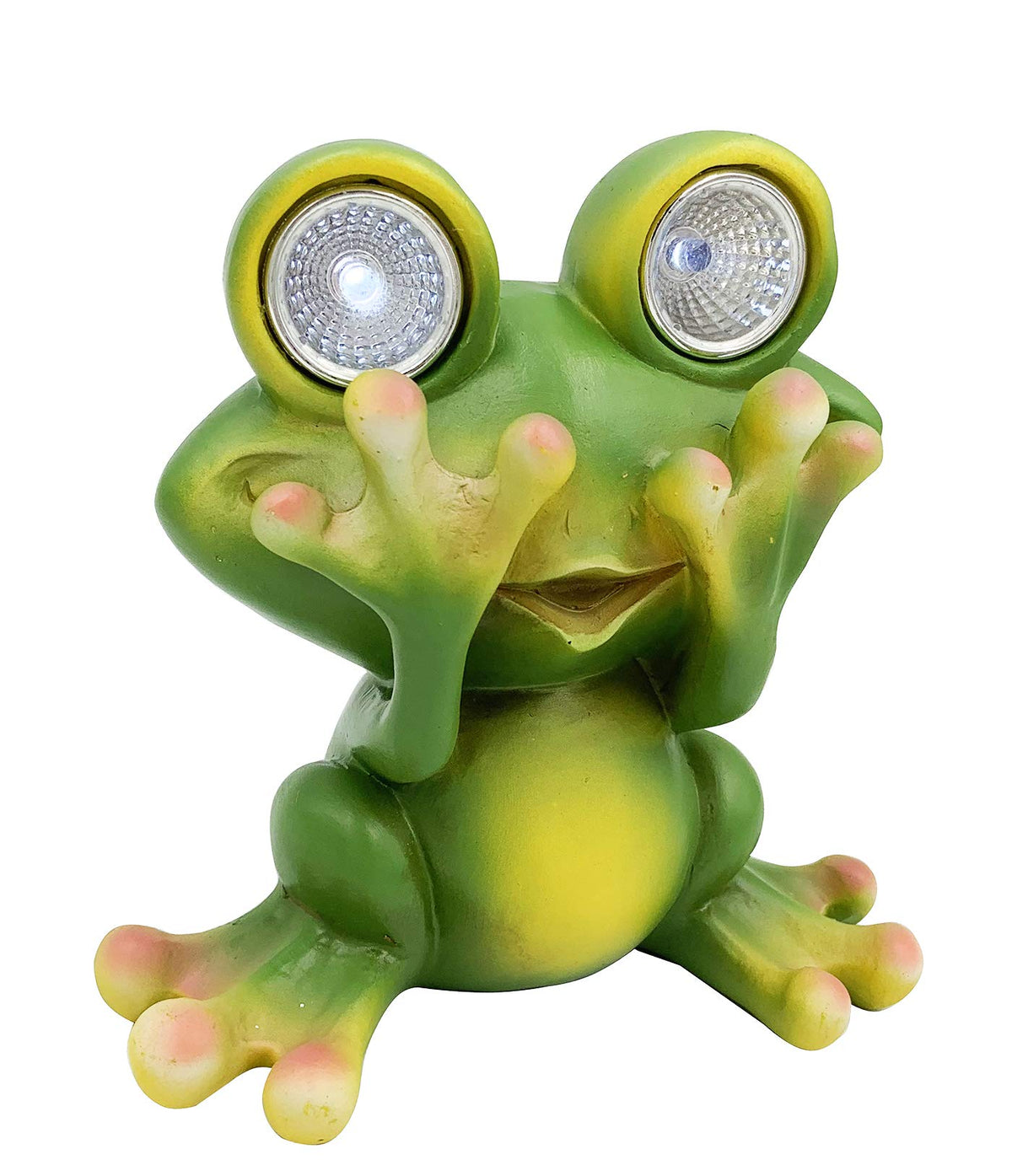 Solar Motion Frog TIBLEN Solar Powered Frog Garden Light Decor - Green Resin, Model 9F31 ...