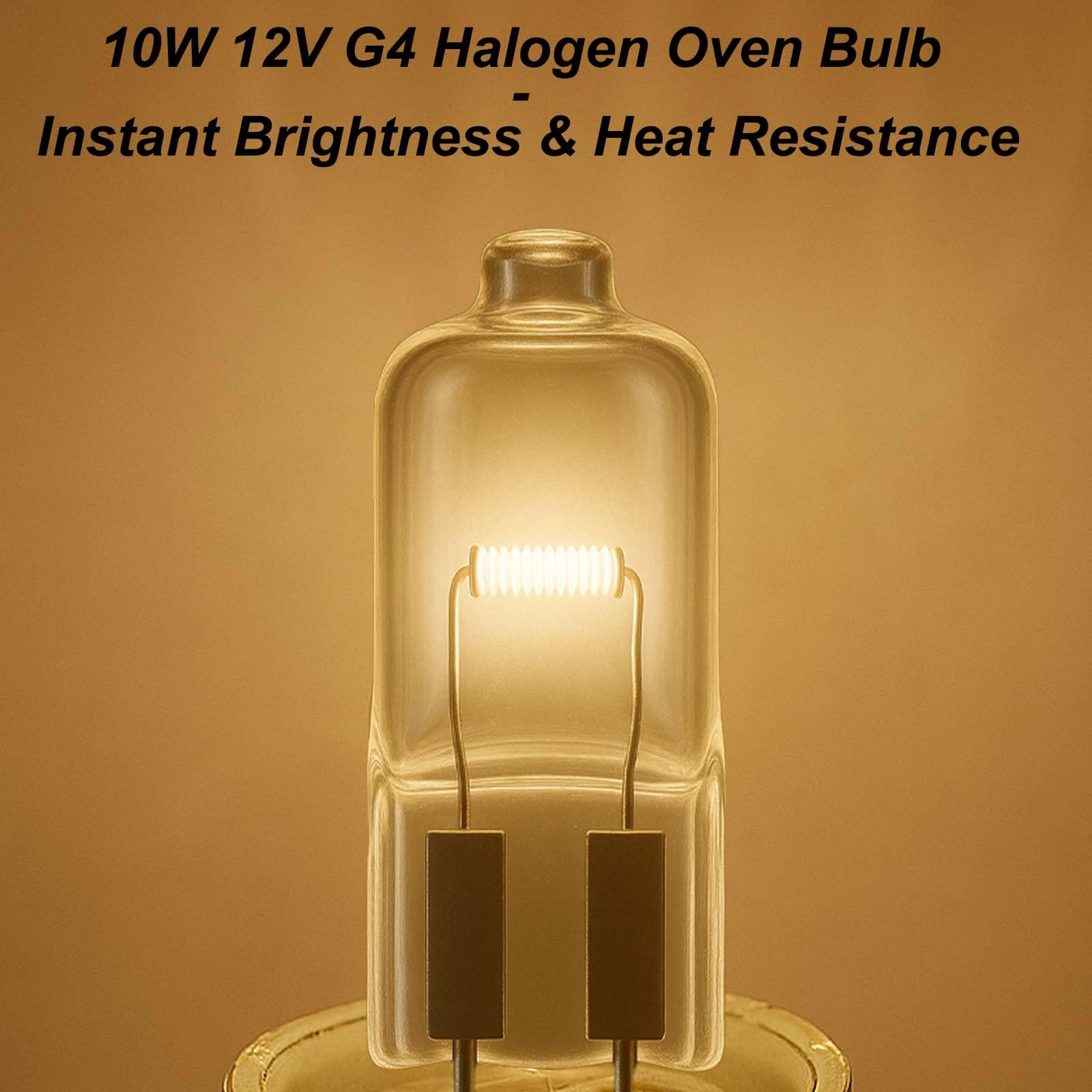 10W 12V G4 Bi-Pin Base Oven Light Bulbs For Dacor 86364 Halogen Light Bulbs,Compatible With 86573, 8-6573, De81-05142A,Replaceme