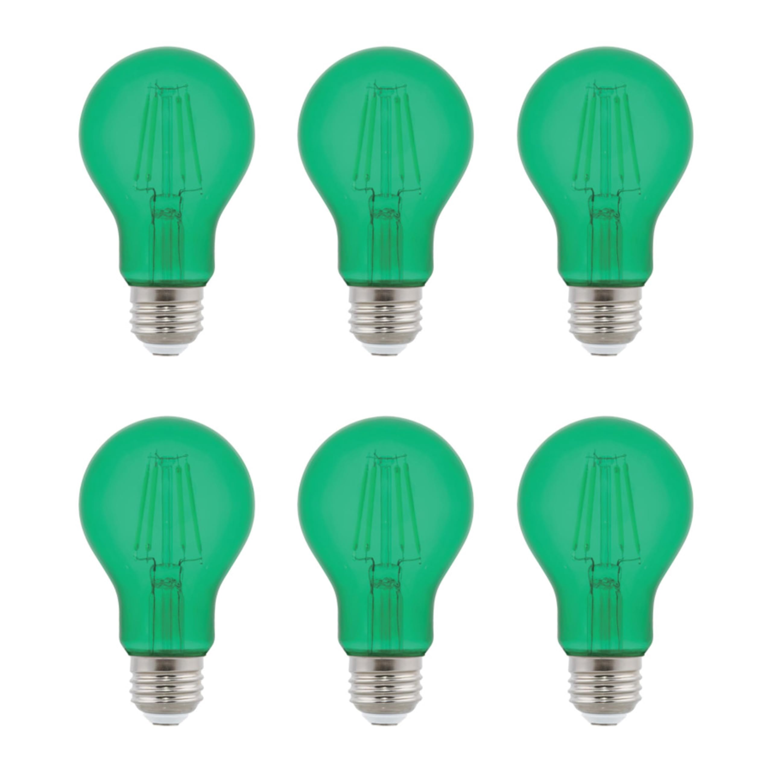 Westinghouse Lighting 5331000 4.5 Watt (40 Watt Equivalent) A19 Green Filament Led Light Bulb, Medium Base