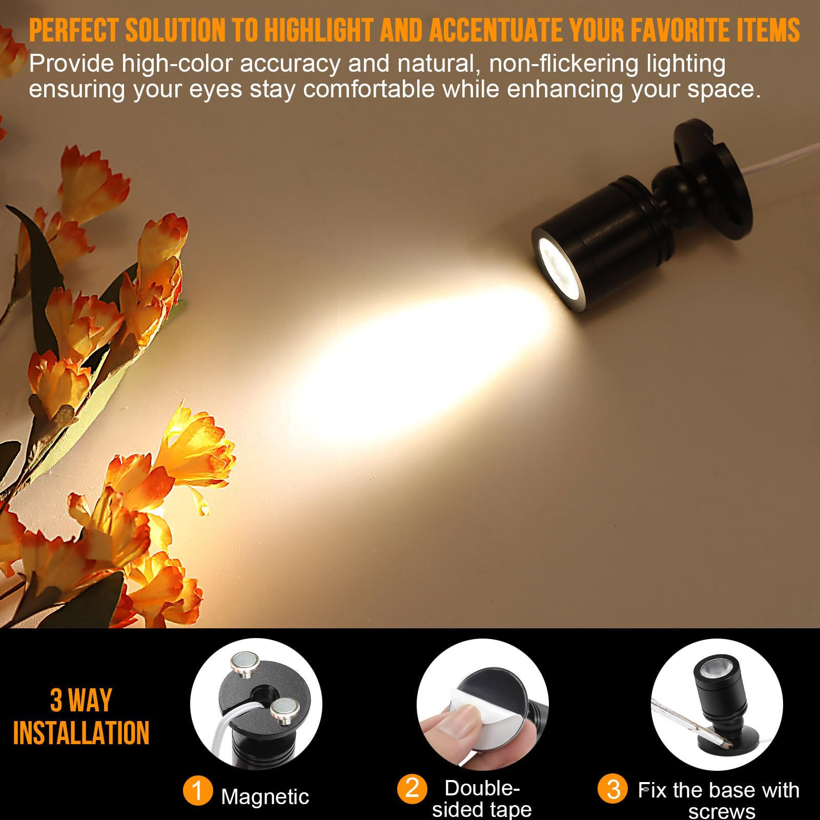 Taysing Led Spot Light Indoor Picture Lights Art Lights Accent Lights Little Spotlight For Painting Picture Plants Jewelry Showc