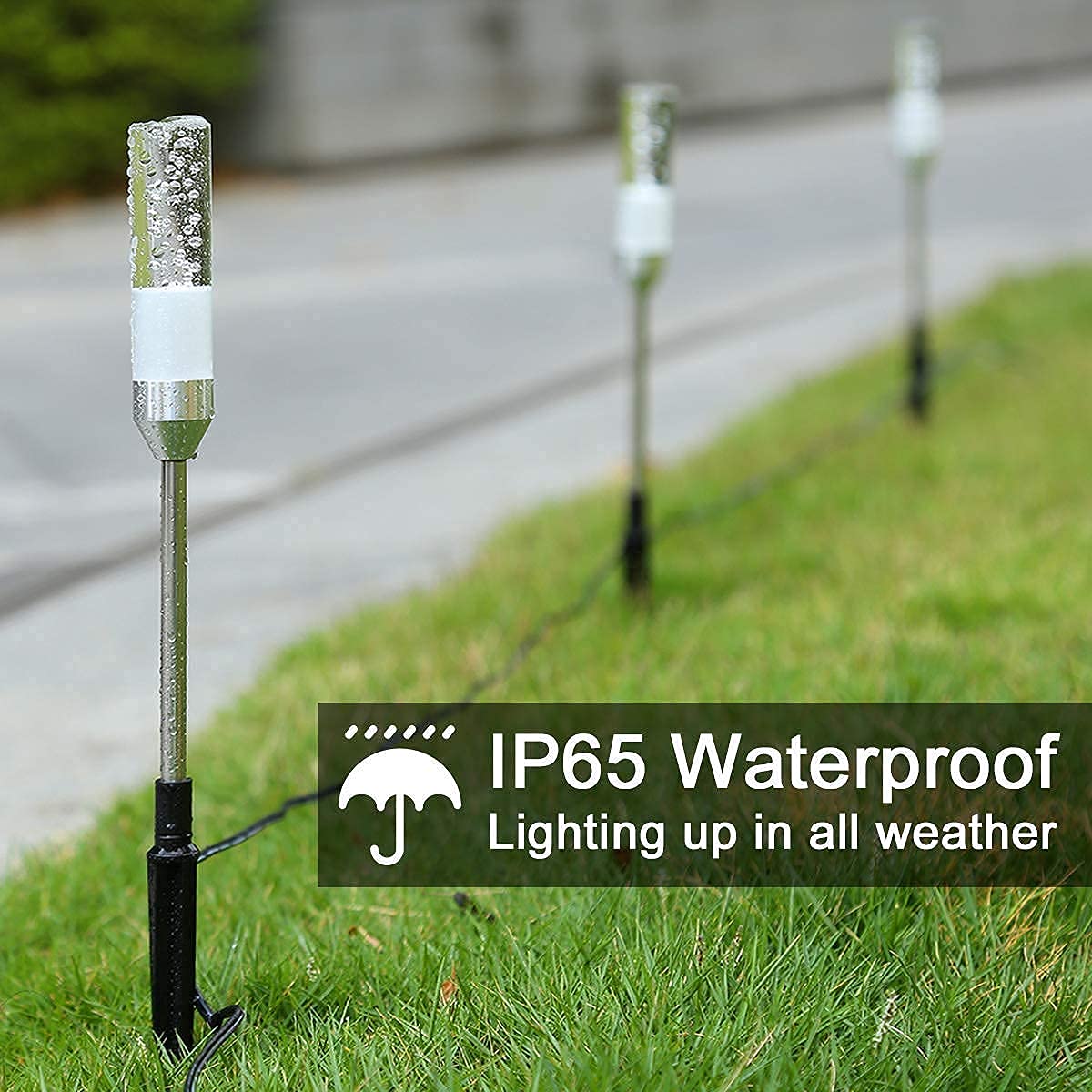 GreenClick LED Pathway Lights, 4.8W 12V Low Voltage, 570 Lumen, IP65 Waterproof, 6 Pack, Warm White, Model Pathlights-01