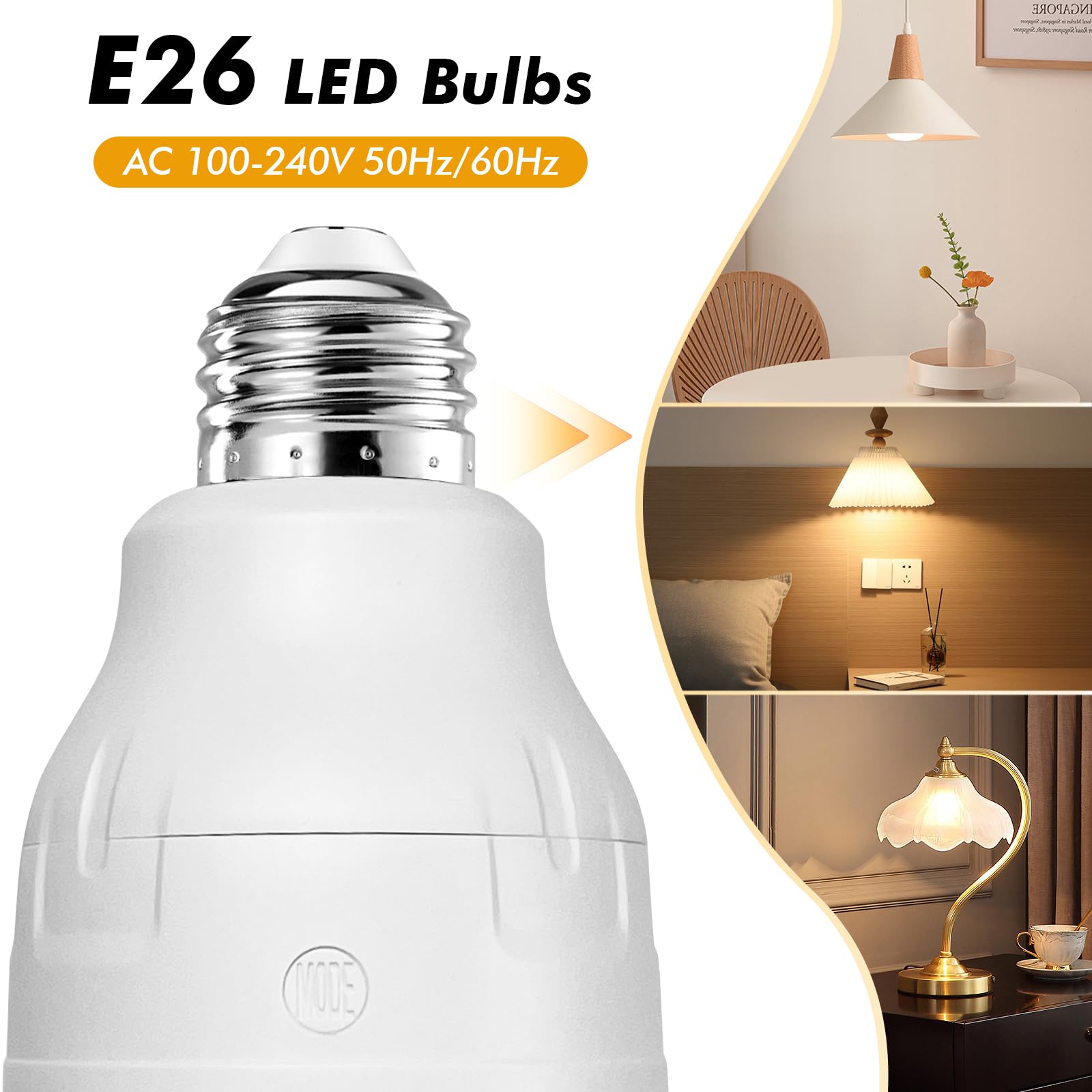 Idealife E26 Rechargeable Light Bulbs, Detachable Magnetically Light Bulb, Rechargeable Dimmer Led Lights, Led Light Bulb With 3
