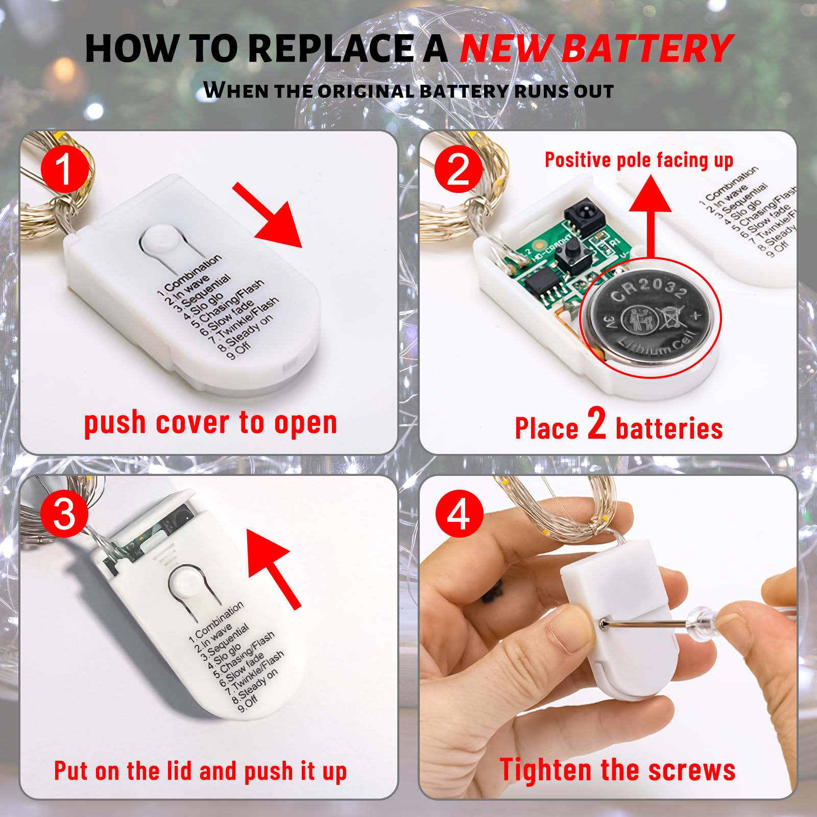 Sinamer 6Pcs White Fairy Lights Battery Powered With Timer, 7Ft 20Leds Twinkle Mini Lights With Remote,Waterproof Small Silver Wire Firefly Starry For Diy Wedding Party Christmas